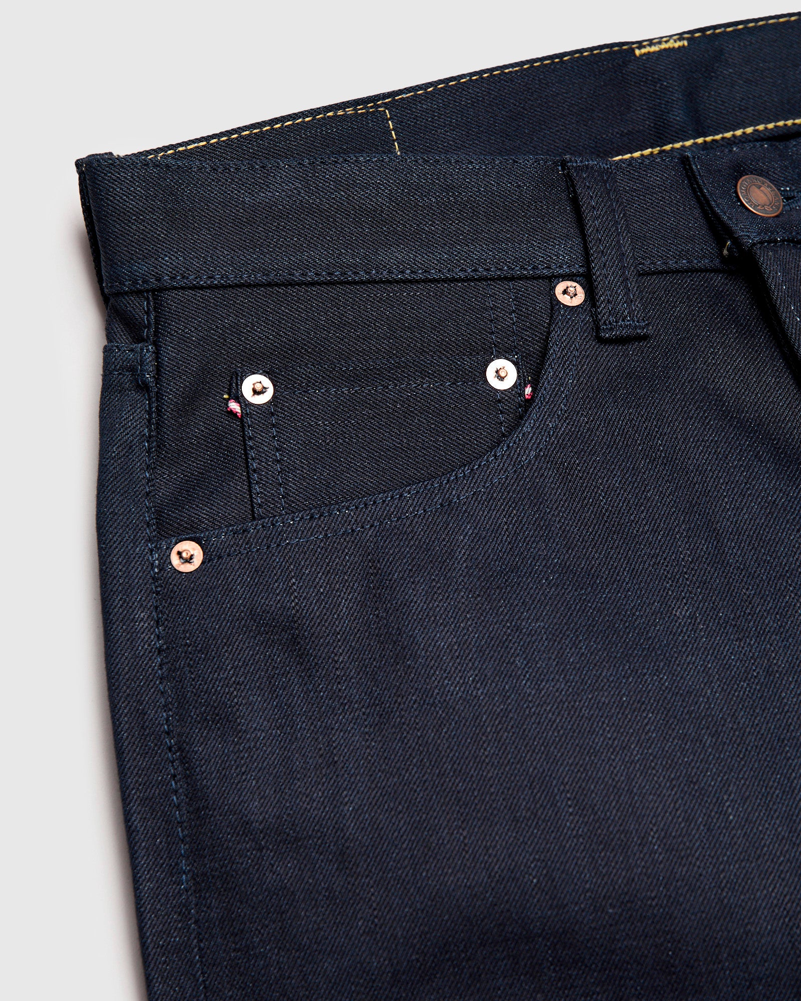 BOM018-T "Grand Indigo – Midnight Edition" 14oz Selvedge Denim - Tight Tapered Fit - Image 7