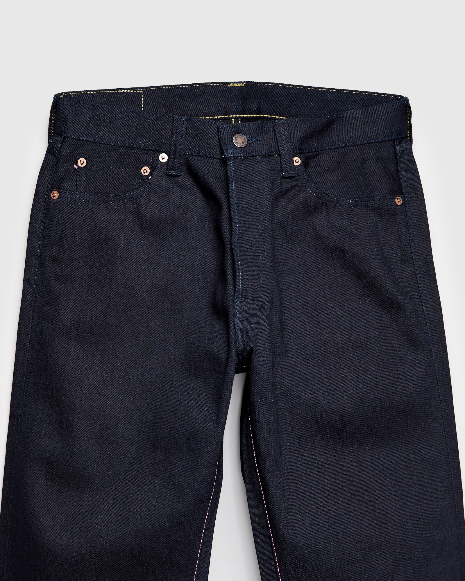 BOM018-W "Grand Indigo – Midnight Edition" 14oz Selvedge Denim - Wide Straight Fit - Image 6