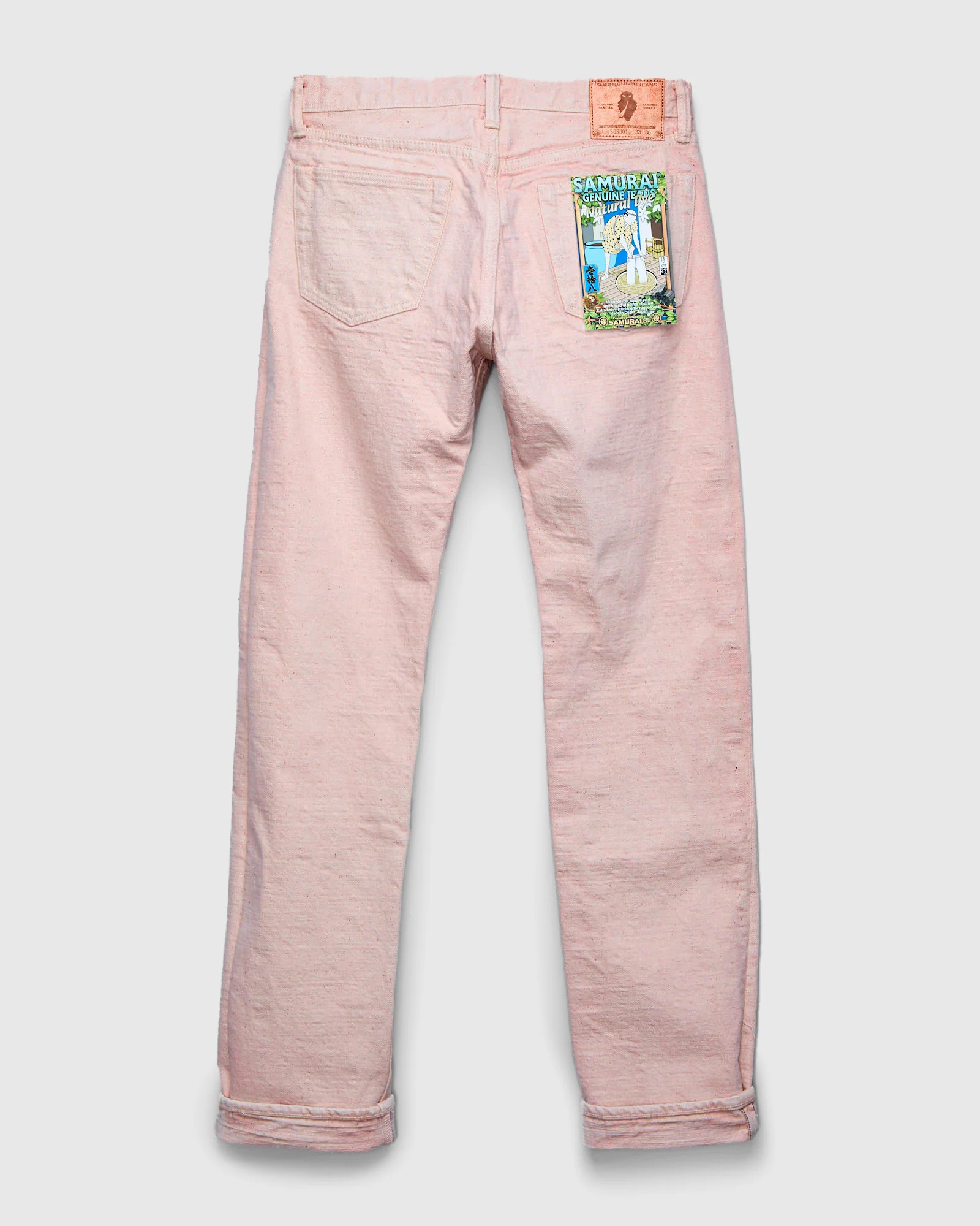 BOS710XX-AK "Shizen" 18oz Akane Selvedge Denim - Slim Straight Fit - Image 3