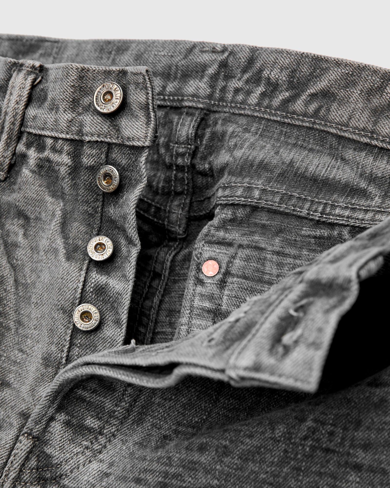 BOS710XX-SU "Shizen" 18oz Sumi Ink Selvedge Denim - Slim Straight Fit - Image 9