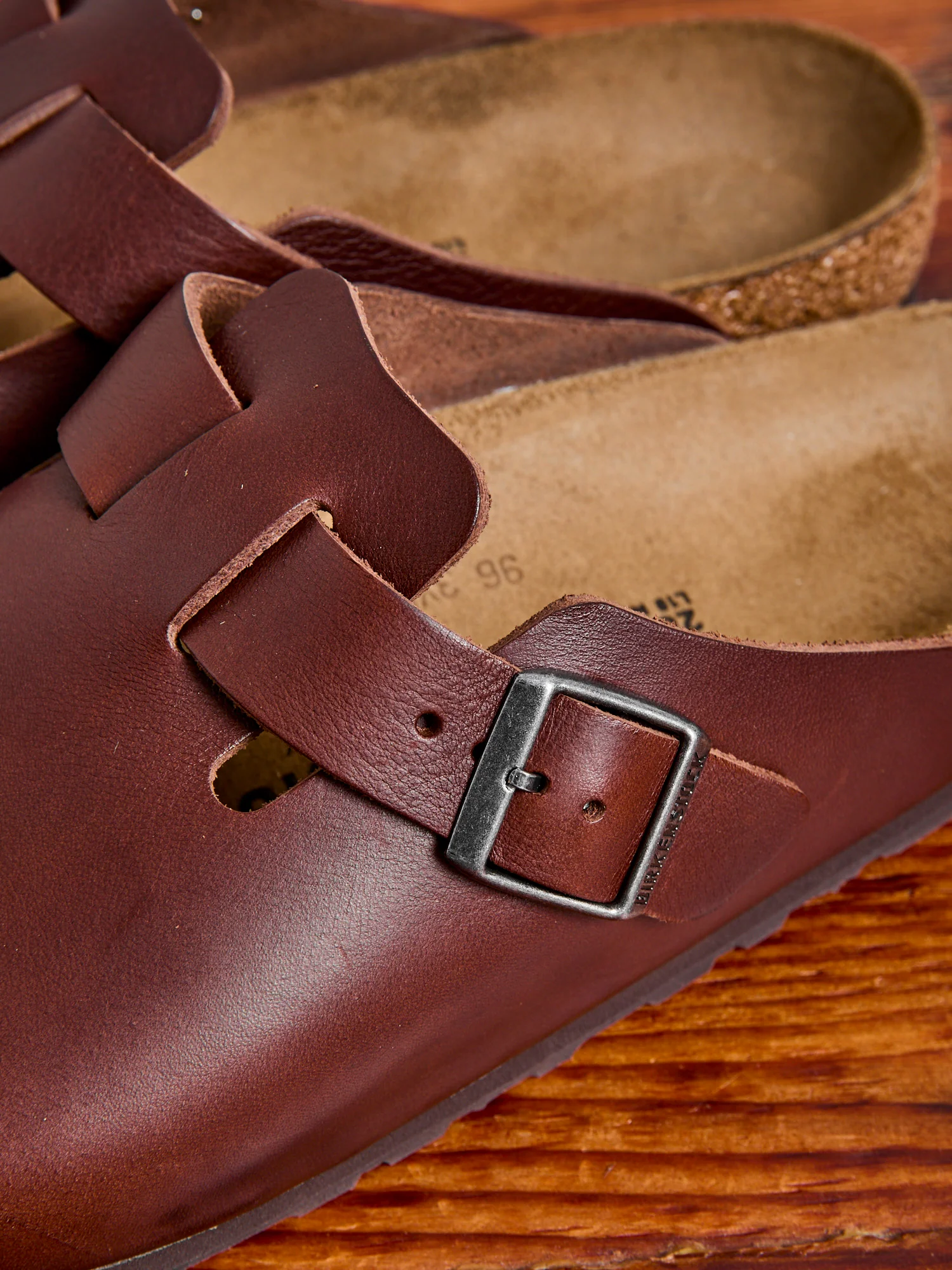 Boston Clog in Vintage Wood Roast Leather - Image 3