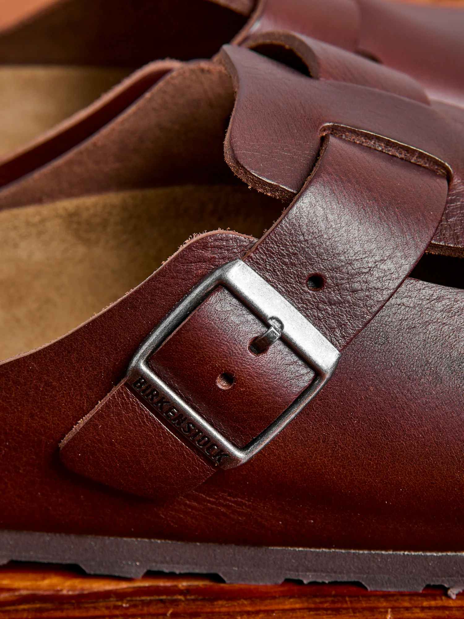 Boston Clog in Vintage Wood Roast Leather - Image 5