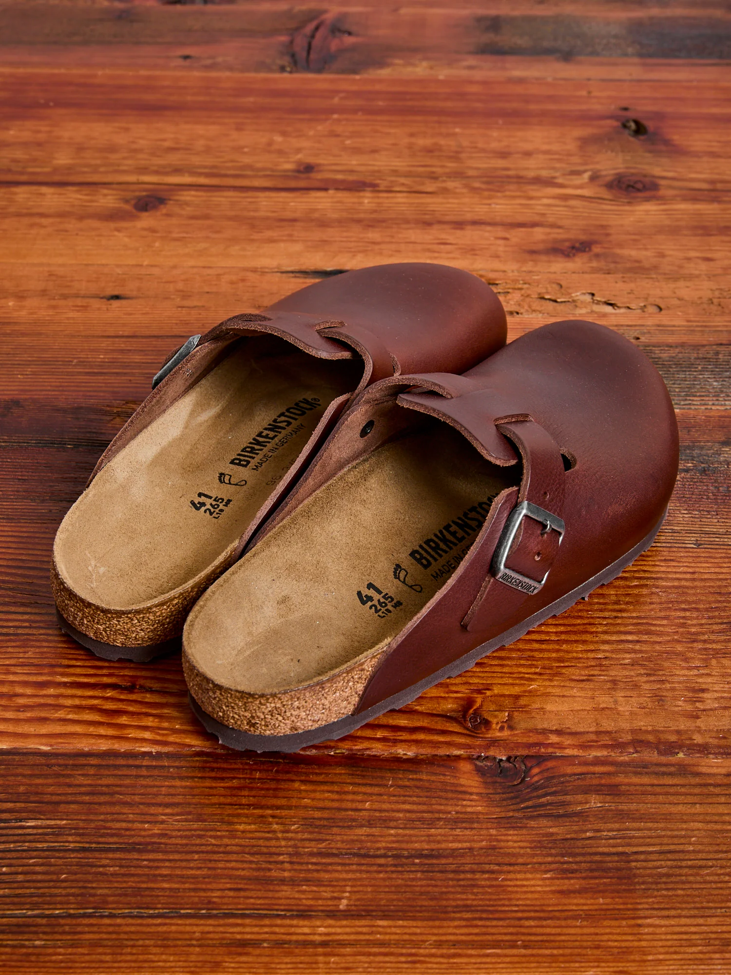 Boston Clog in Vintage Wood Roast Leather - Image 6