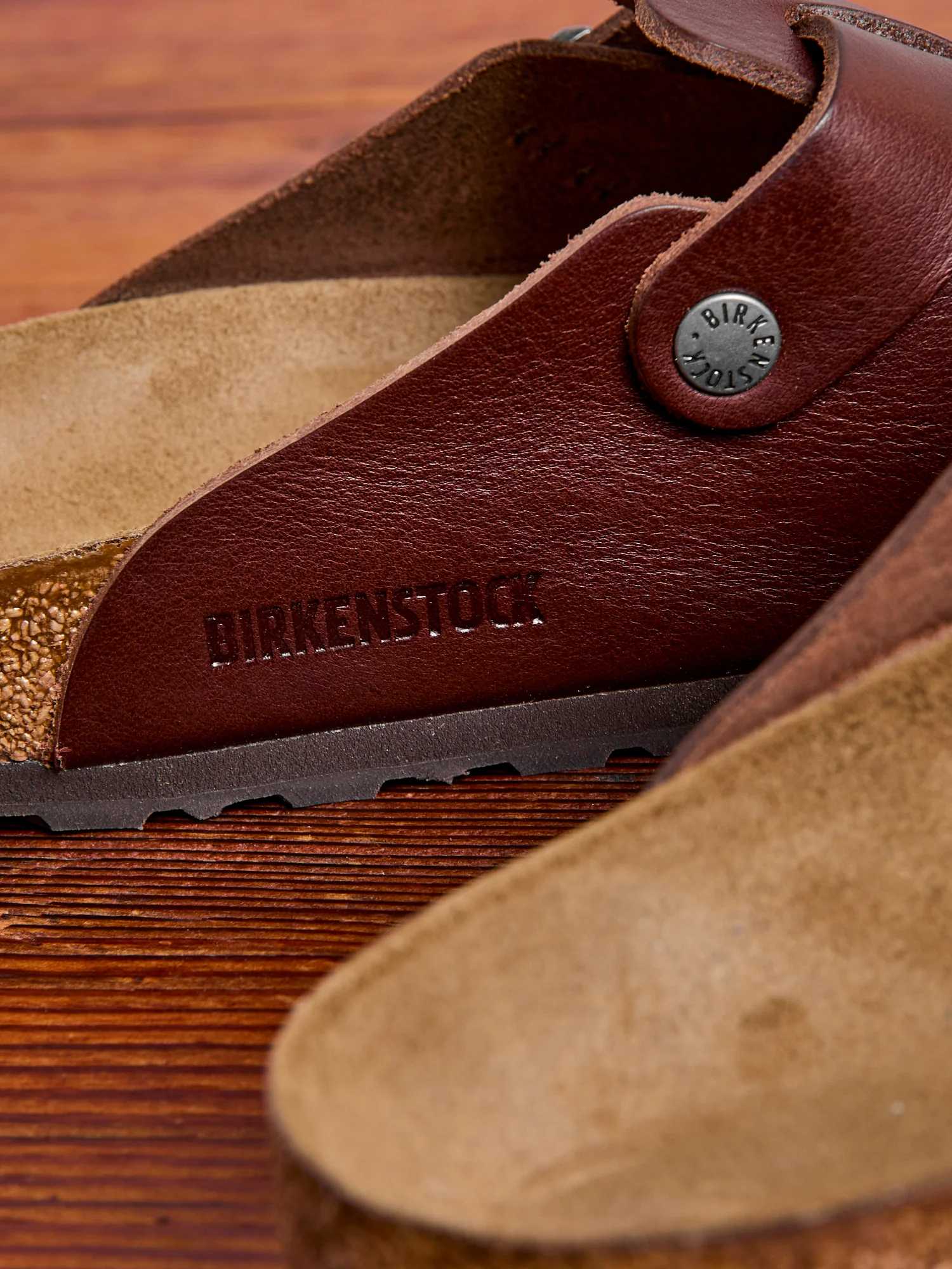 Boston Clog in Vintage Wood Roast Leather - Image 8