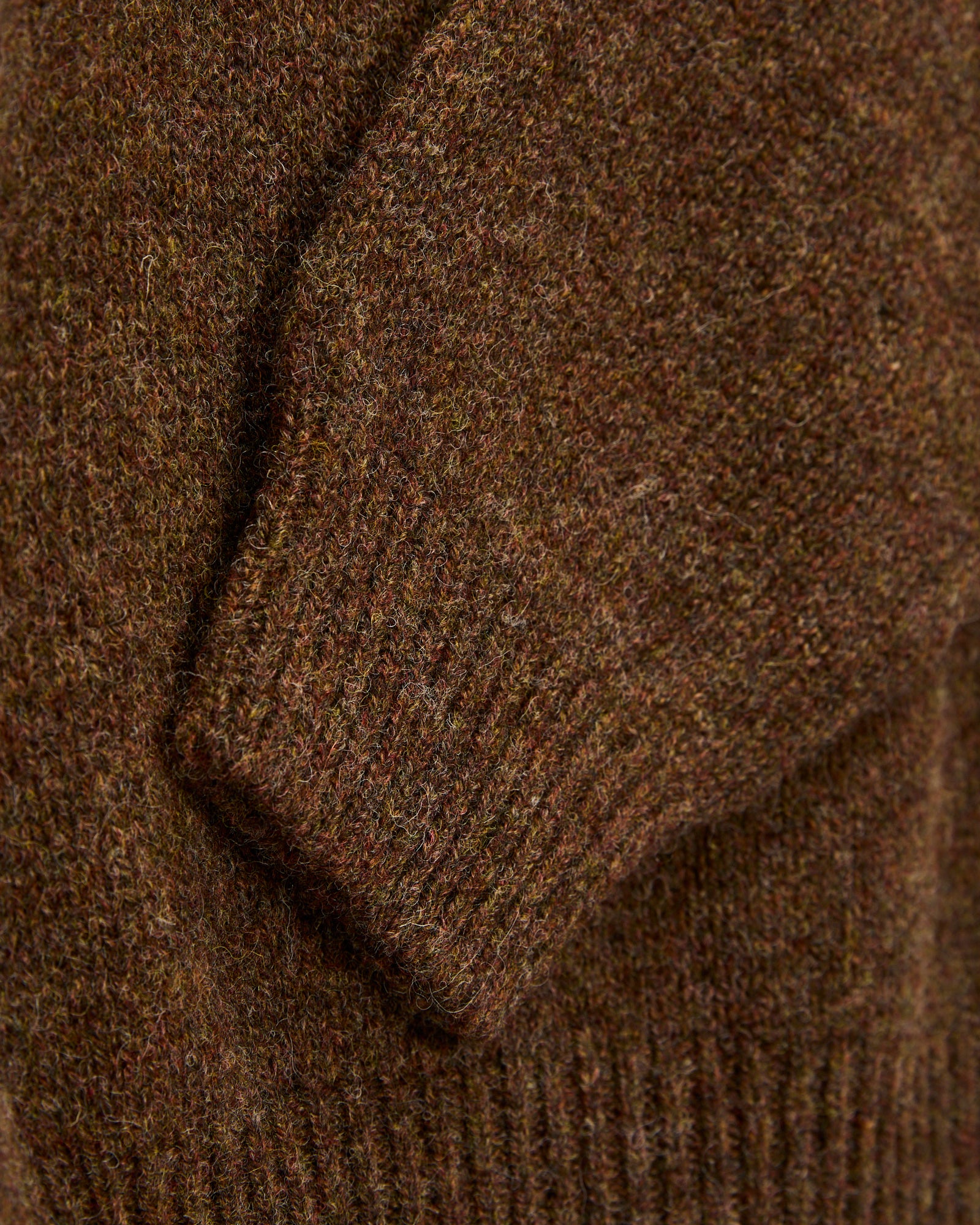 "Boxy Space Knit" Wool Sweater in Spark - Image 5
