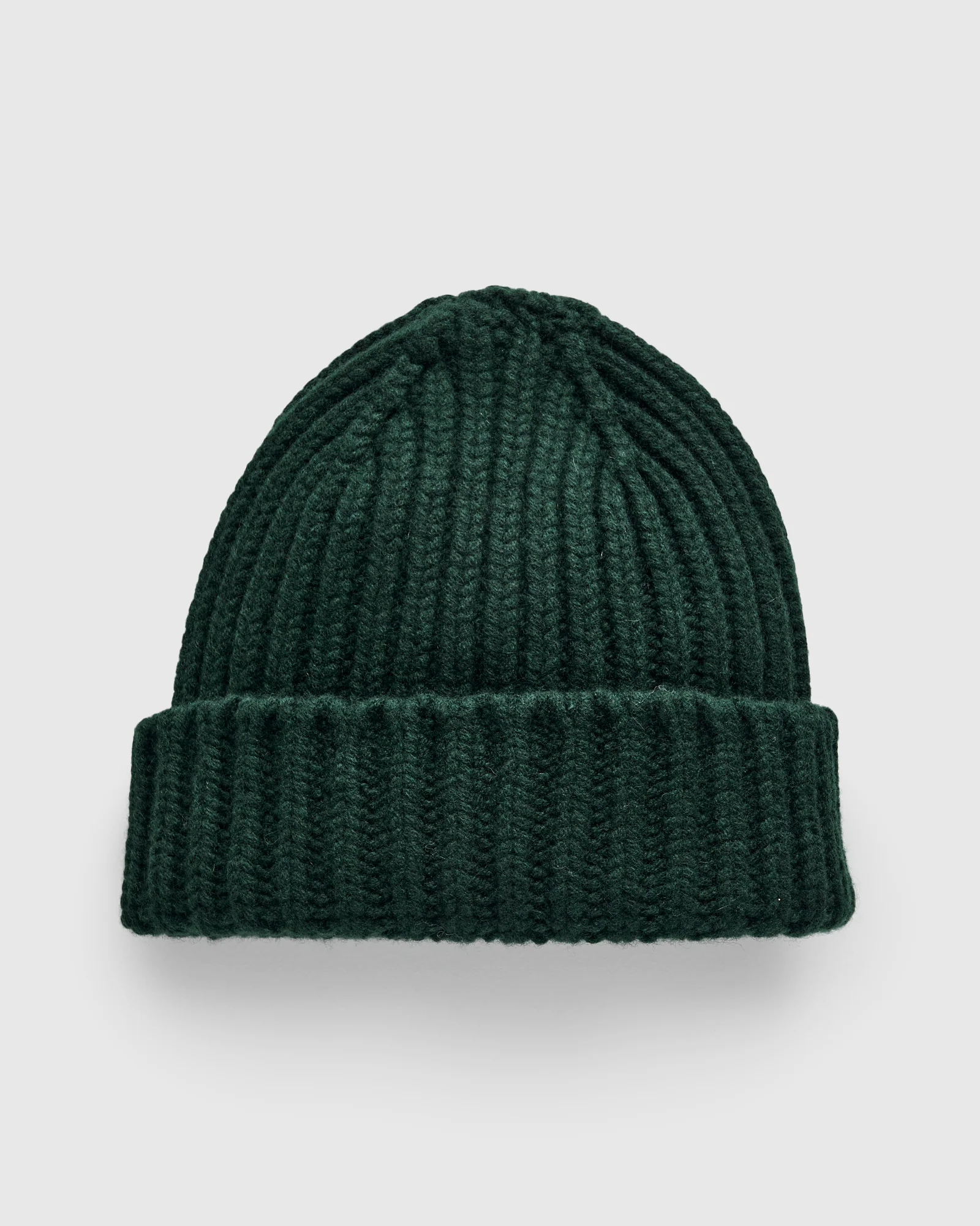 "Brain Freezer" Wool Beanie in Forest - Image 3