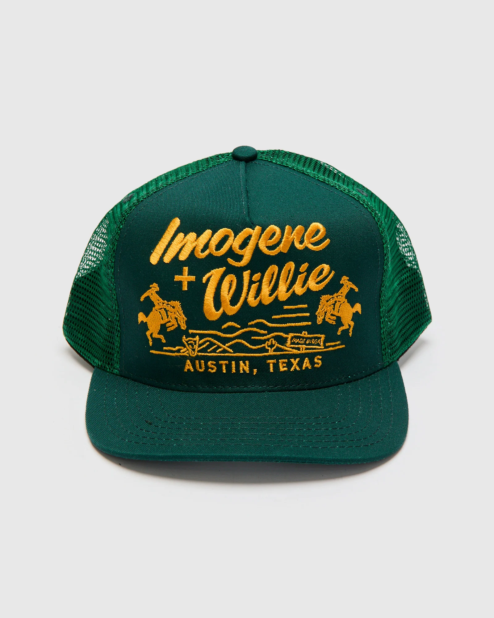 Bronco Trucker Cap in Green - Image 2