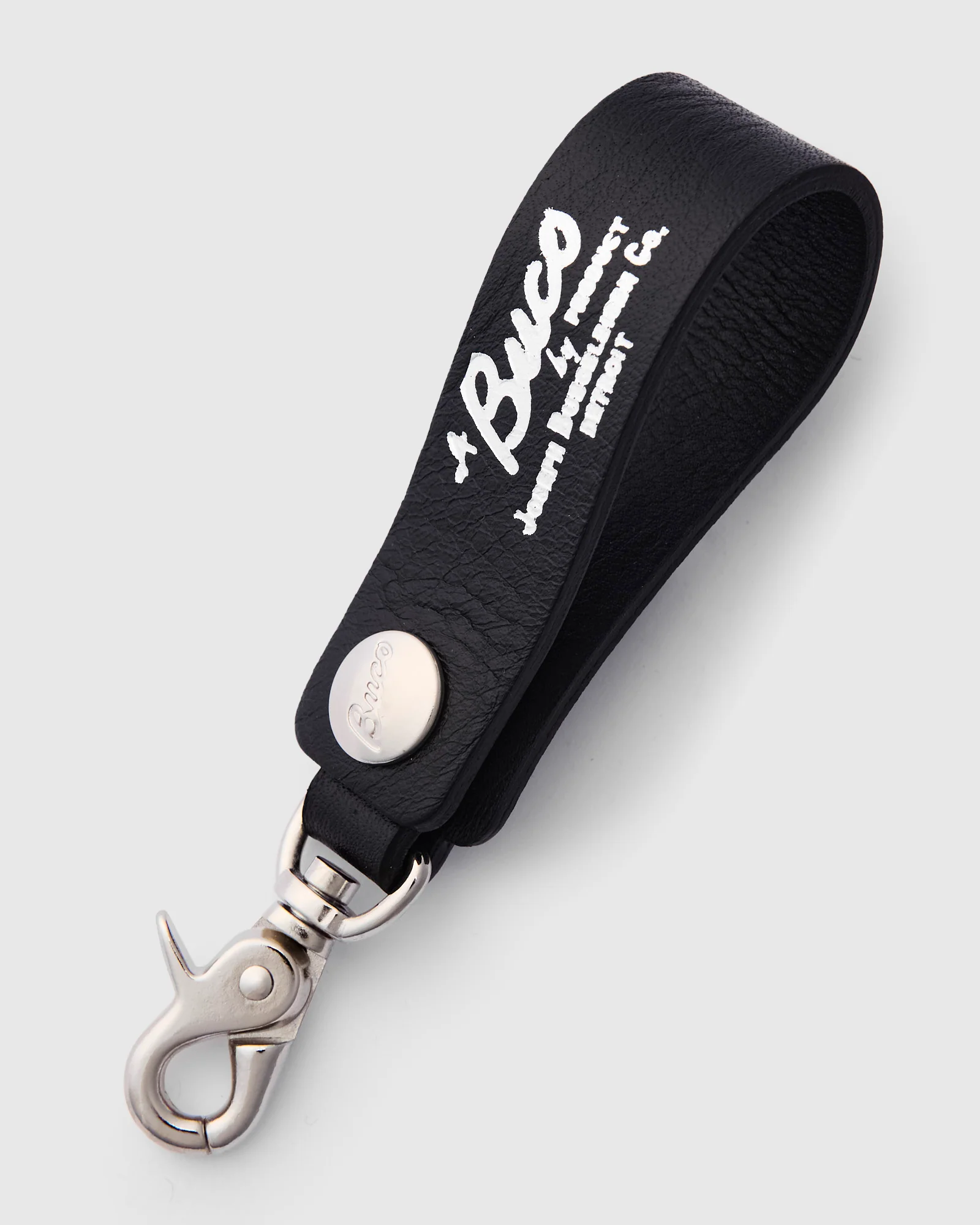 Buco Leather Motorcycle Glove Strap in Black - Image 4