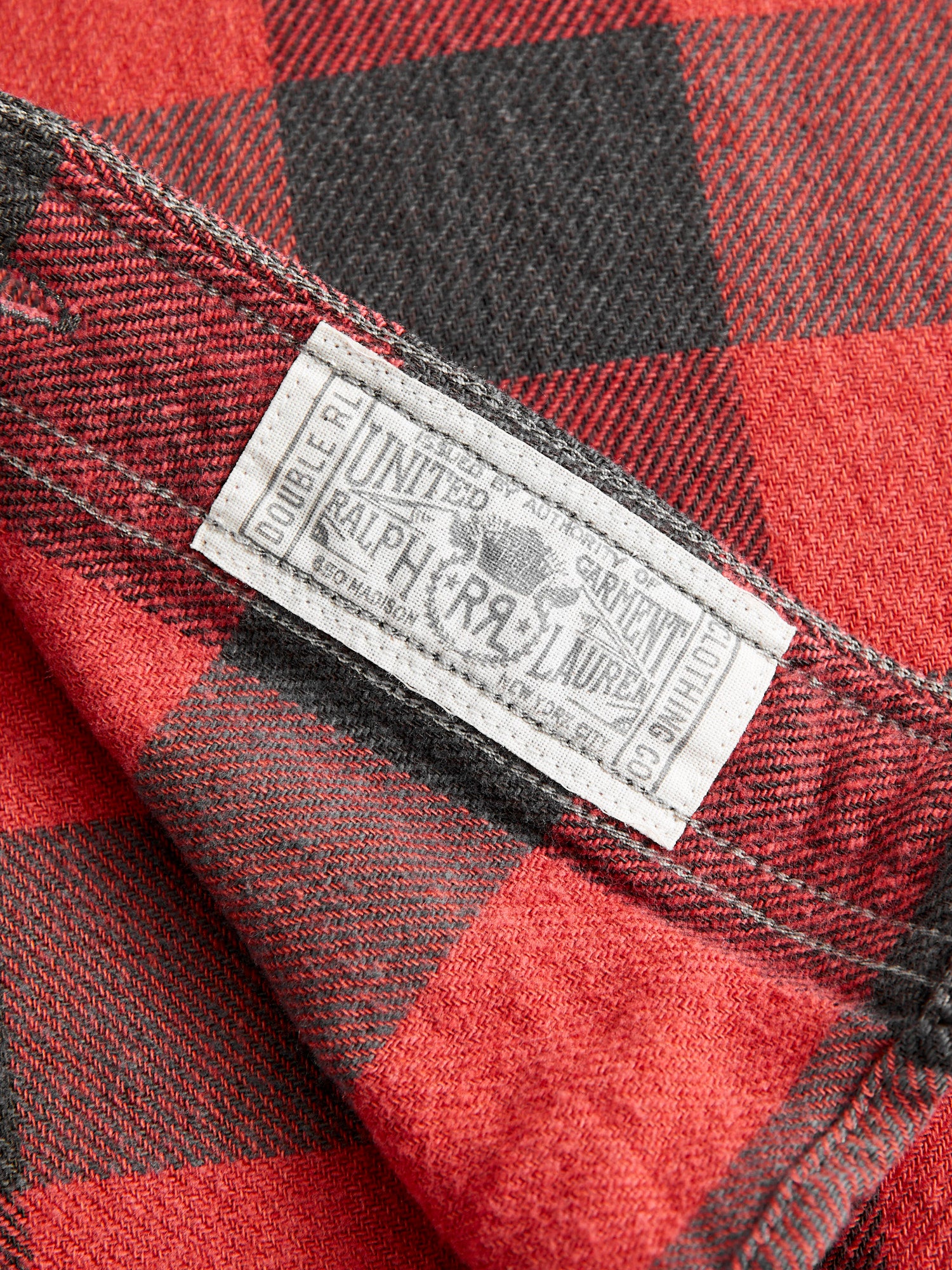 Buffalo Check Work Shirt in Red - Image 9