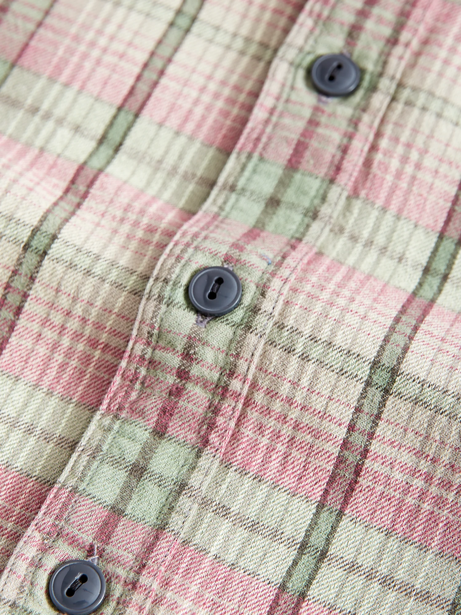 Butte Work Shirt in Sage/Pink - Image 6