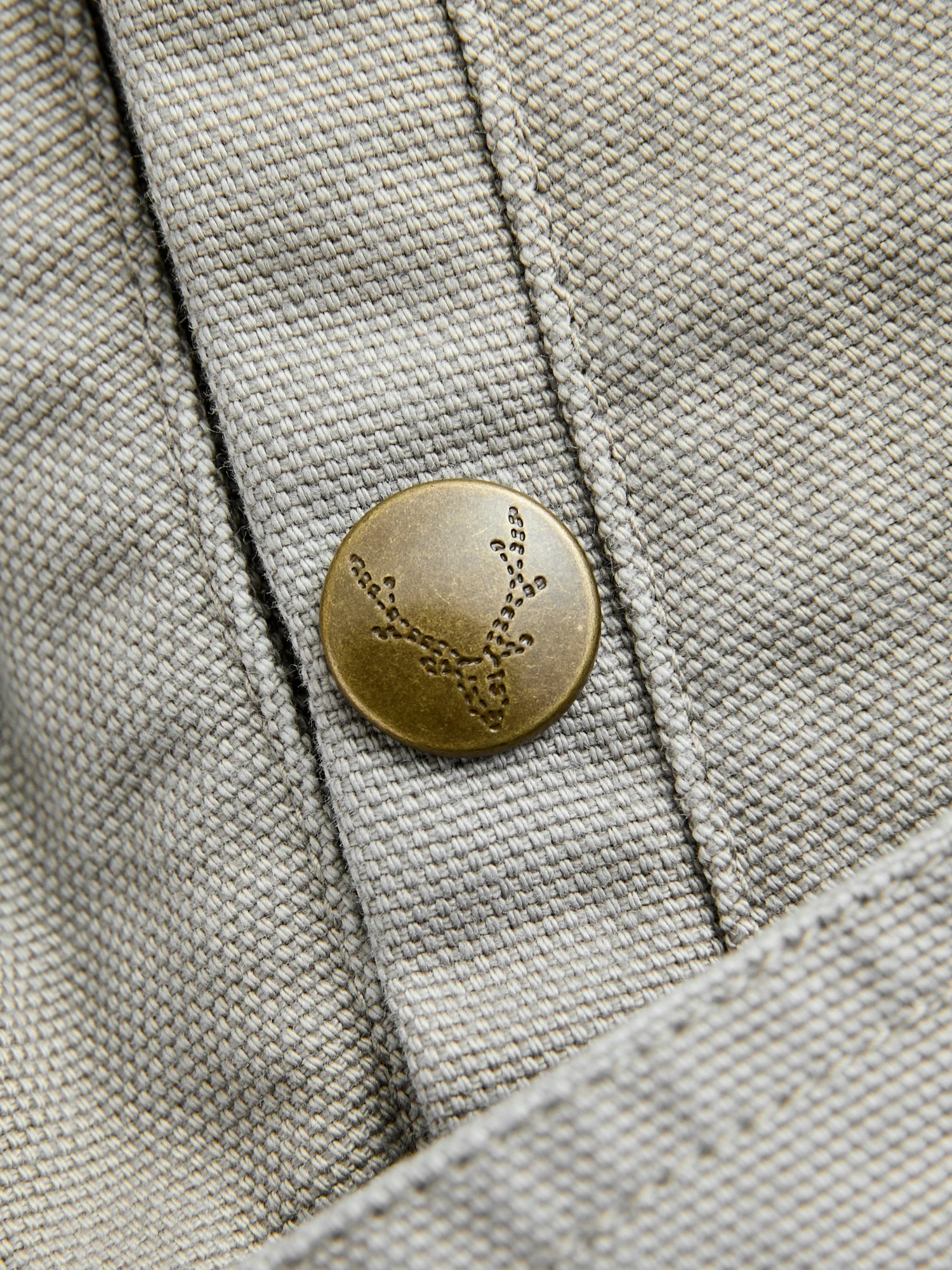 Canvas Belted C.S Pant in Grey - Image 11