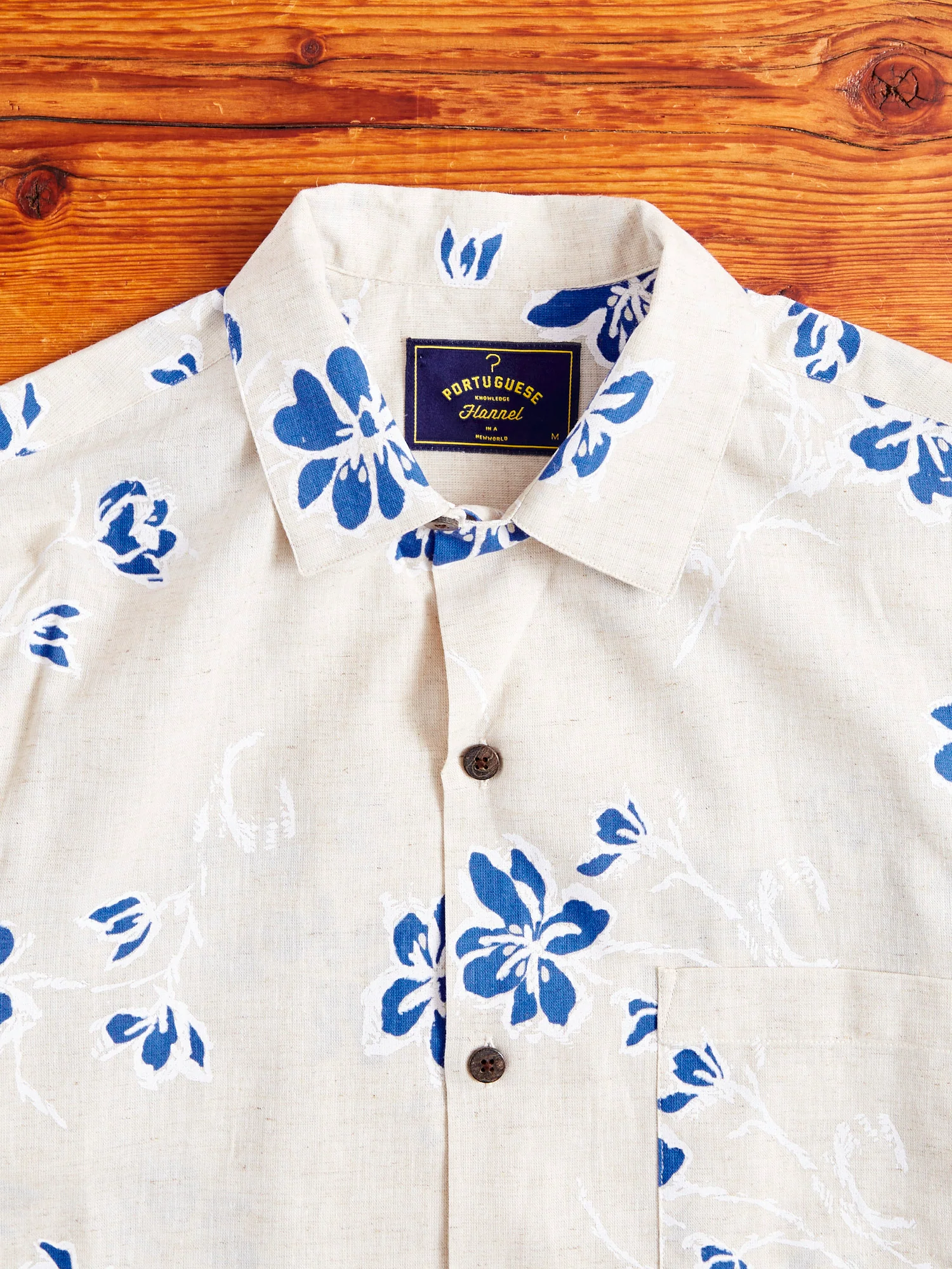 Canvas Button-Up Shirt in Blue - Image 6
