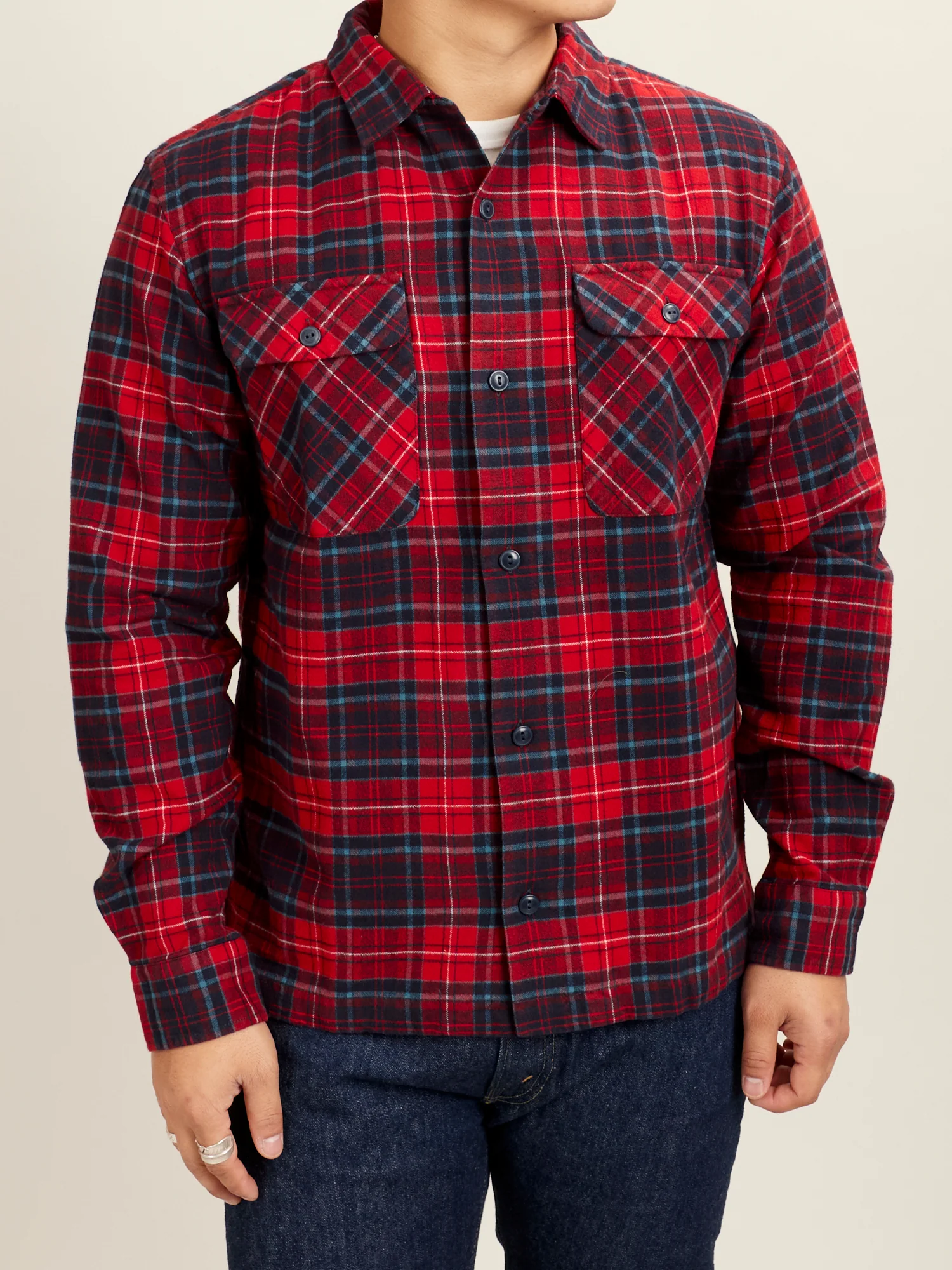 Carter Camp Shirt in Red Plaid - Image 2