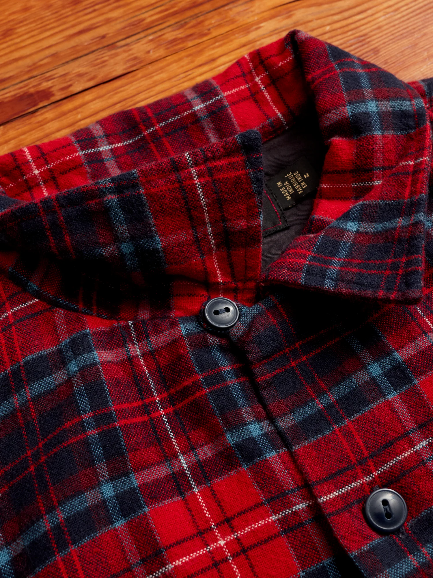 Carter Camp Shirt in Red Plaid - Image 4