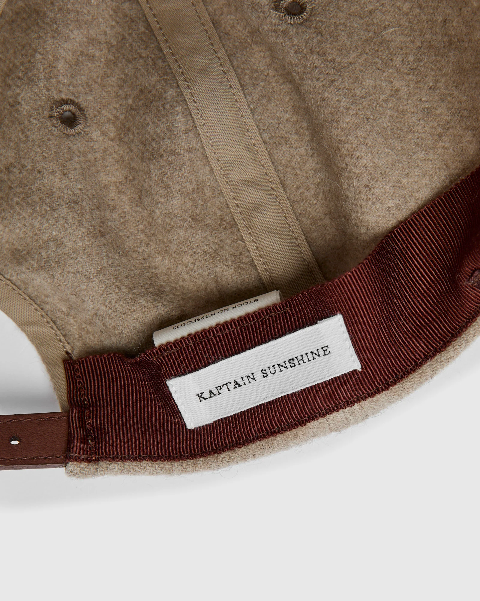 Cashmere BB Cap in Top Beige - Image 5