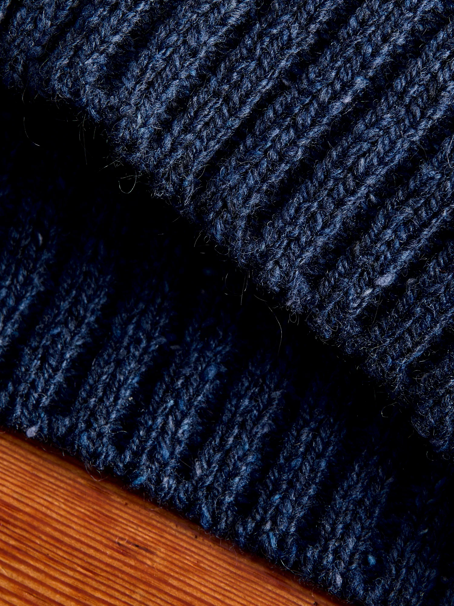 "Cats in Space" Wool Sweater in Blue - Image 6
