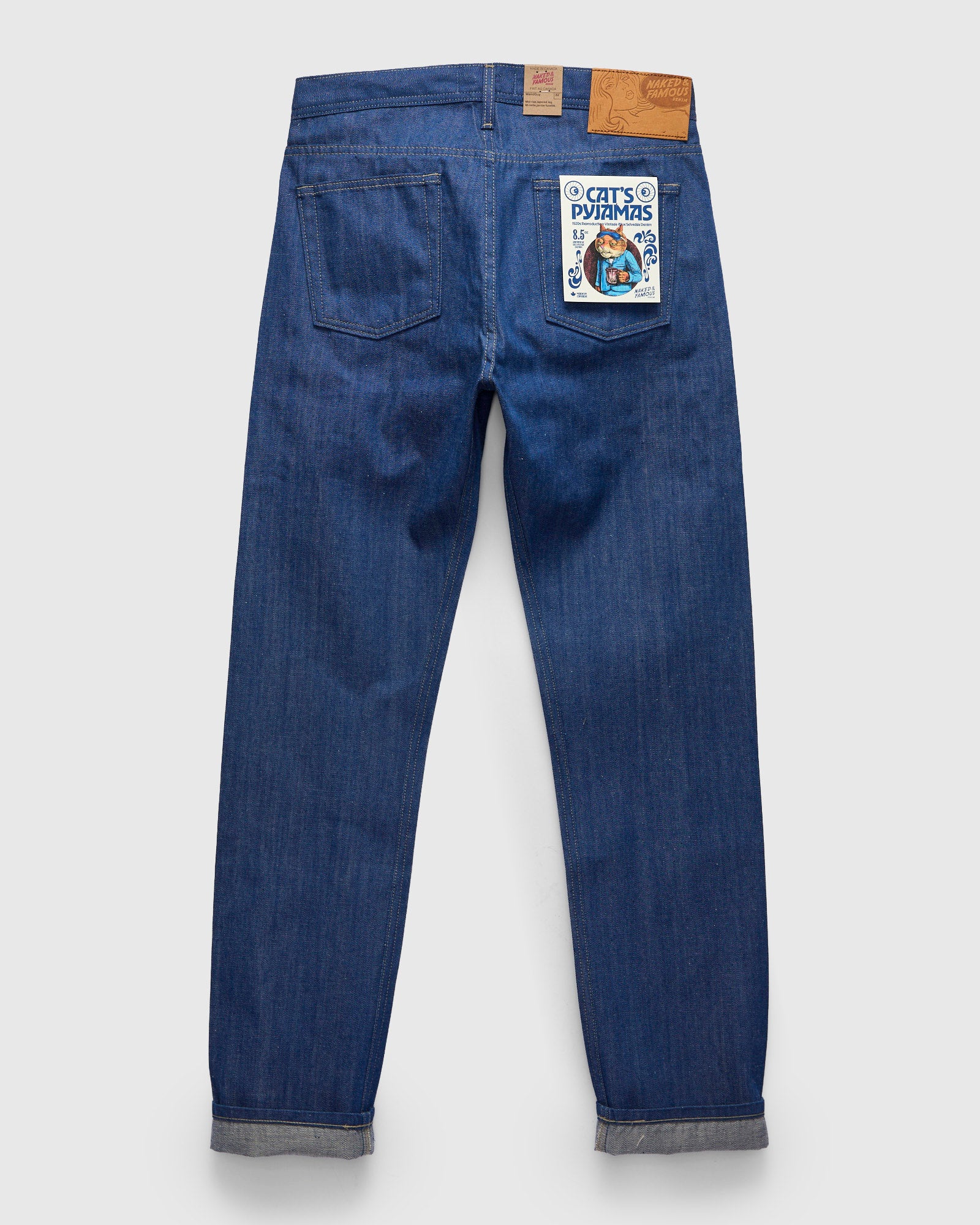 "Cat's Pyjamas" 8.5oz Selvedge Denim - Weird Guy Fit - Image 3