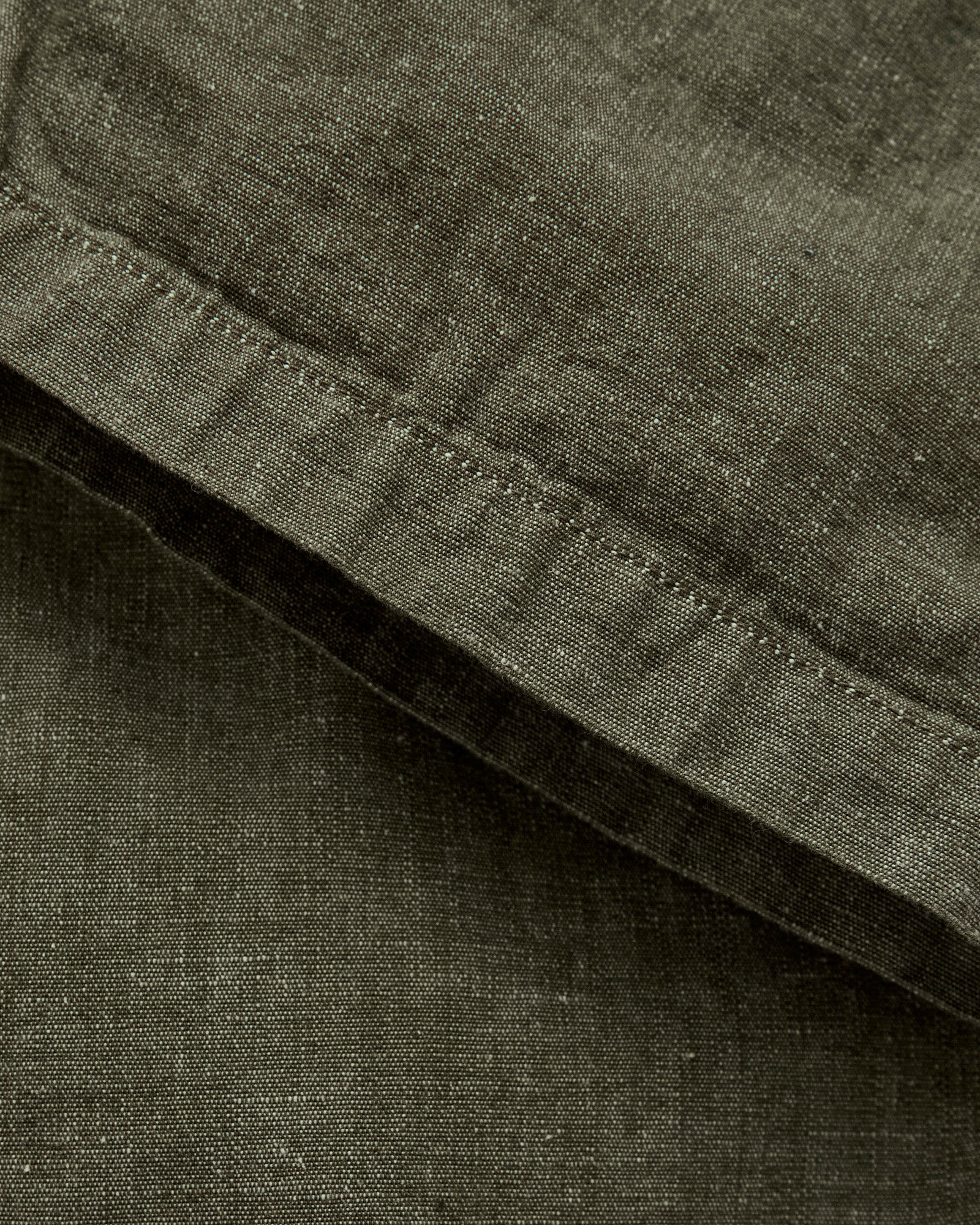 Chambray Straight Fatigue Pants in Dusty Olive - Image 7