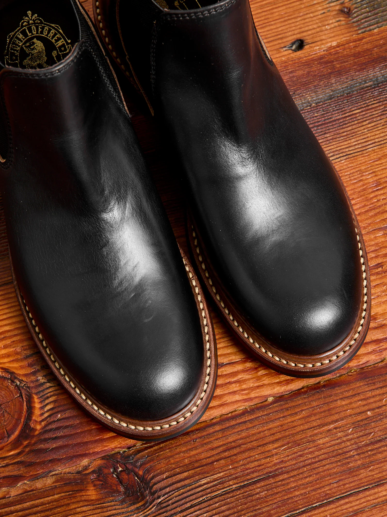 Chelsea Boot in Horween Chromexcel Black - Image 5