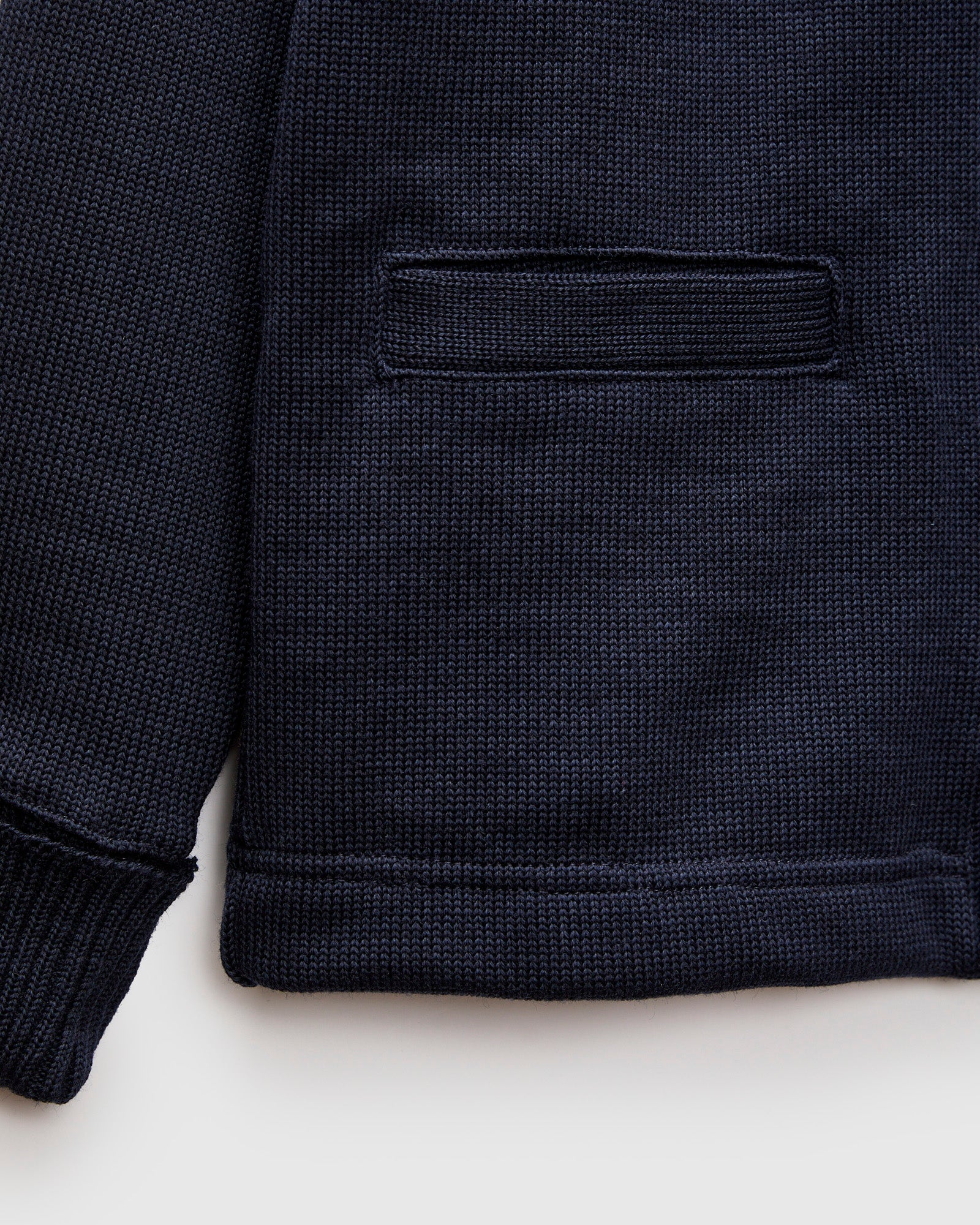 Classic Cardigan in Dark Navy - Image 6