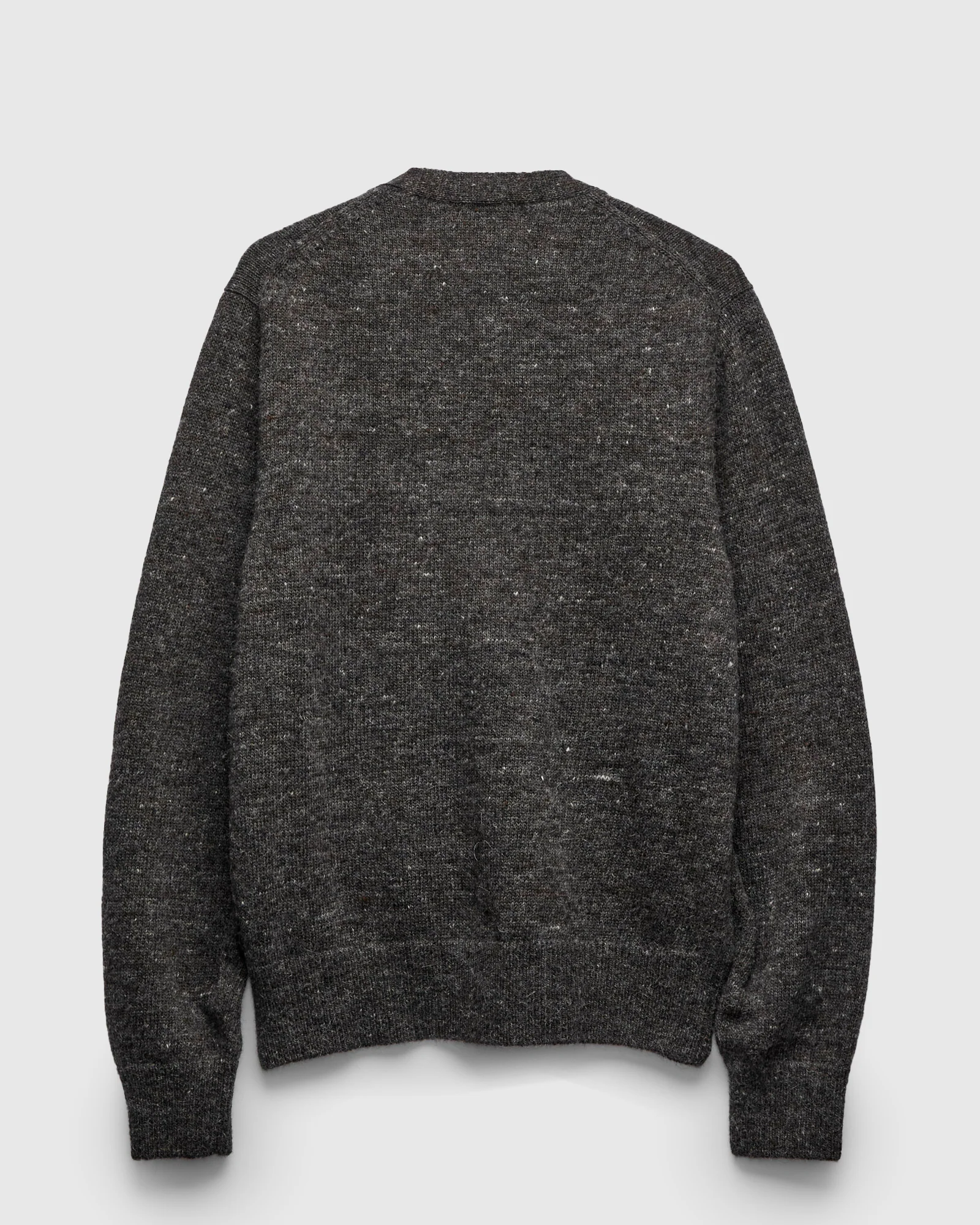 Alpaca Classic Cardigan in Pewter Tweed - Image 2