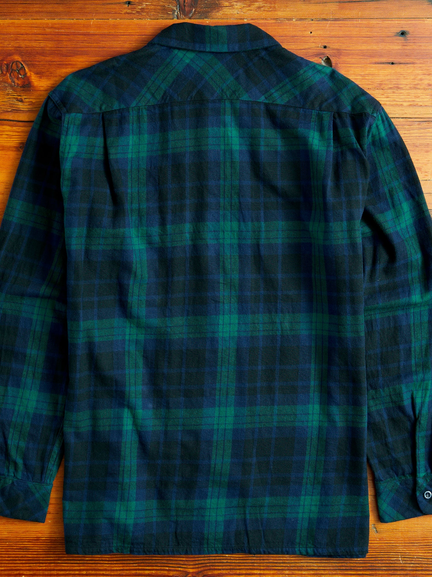 Classic Shirt in Blackwatch Cotton Flannel - Image 10