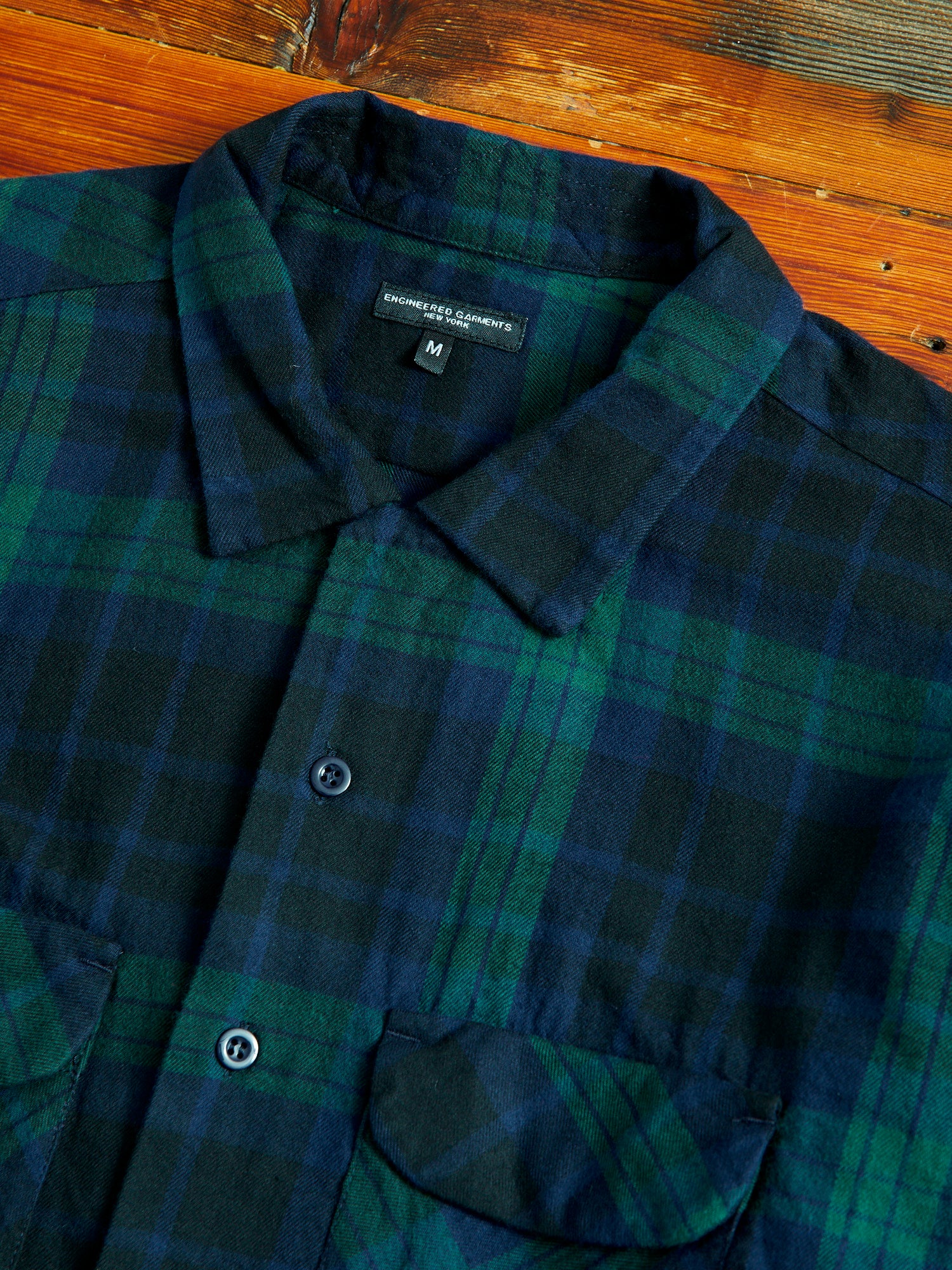 Classic Shirt in Blackwatch Cotton Flannel - Image 3