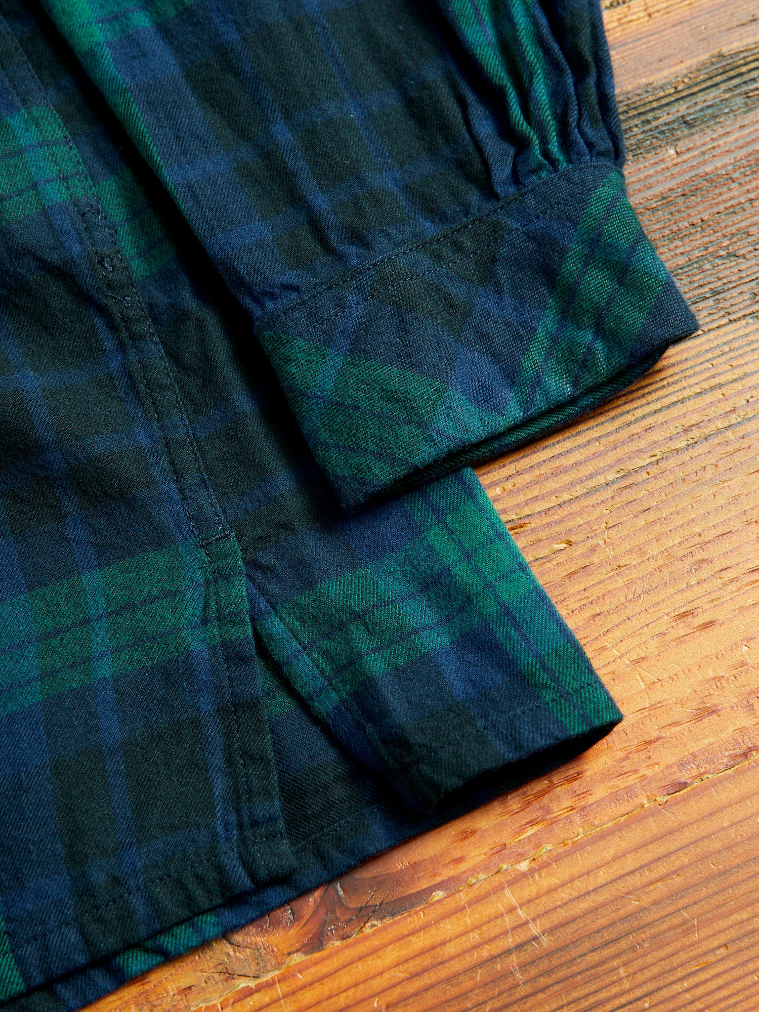 Classic Shirt in Blackwatch Cotton Flannel - Image 9