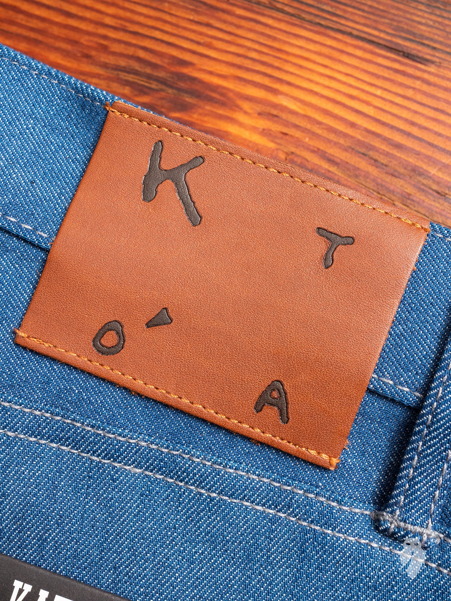 "Cobalt" 10.5oz Stretch Selvedge Denim - Pen Slim - Image 3