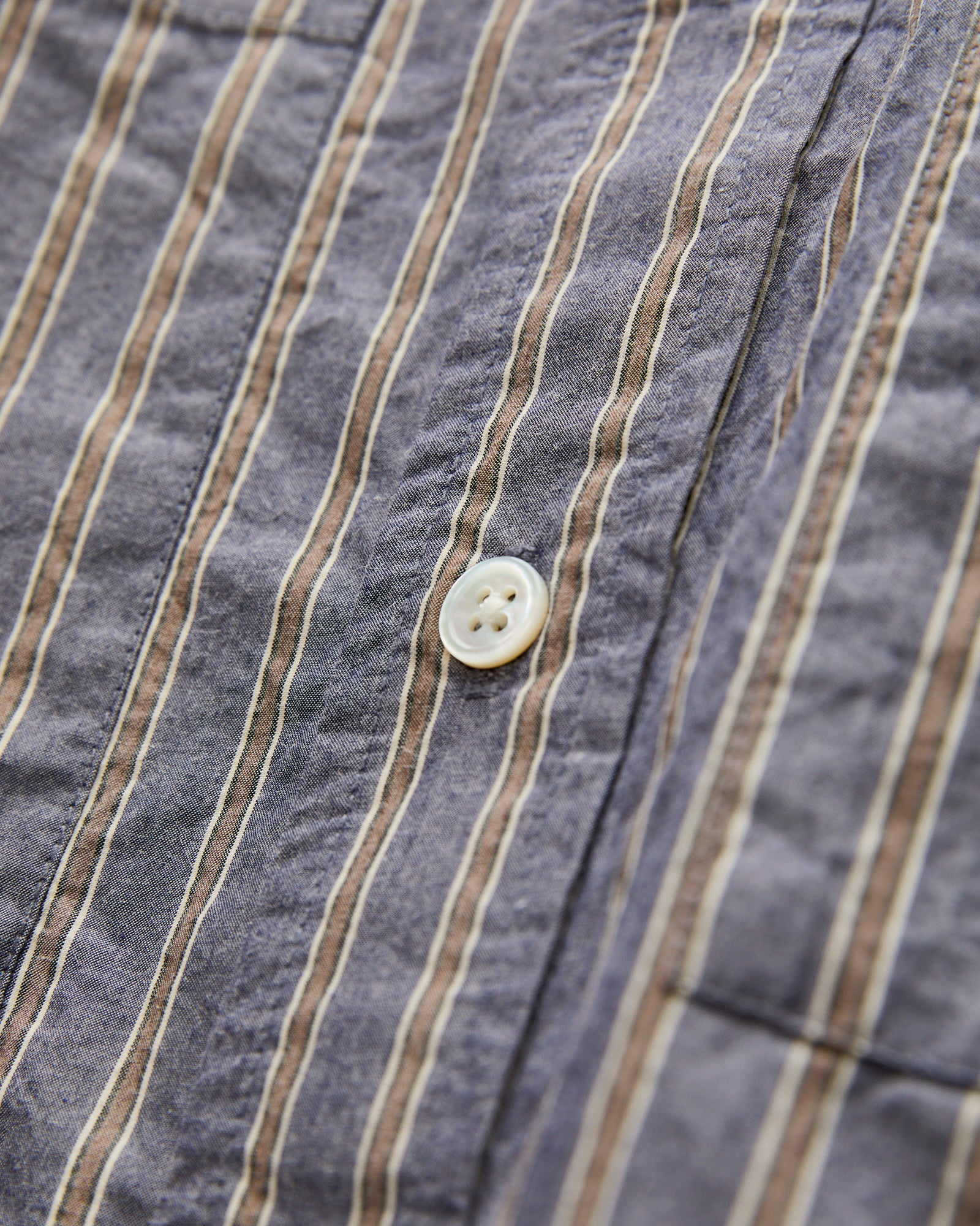 Commuter Shirt in Navy/Coyote Stripe - Image 4