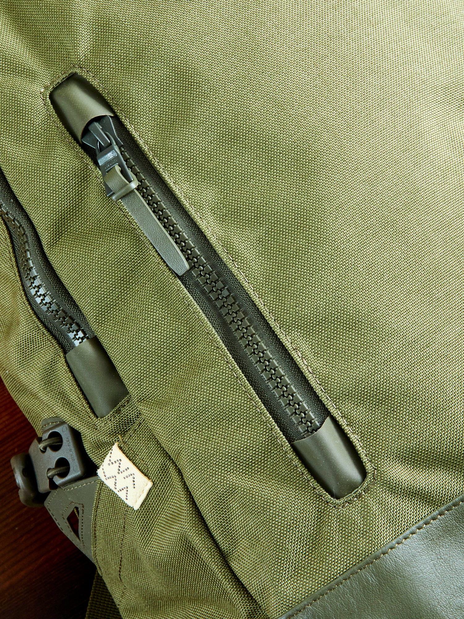 Cordura 20L Backpack in Olive Lambskin - Image 6
