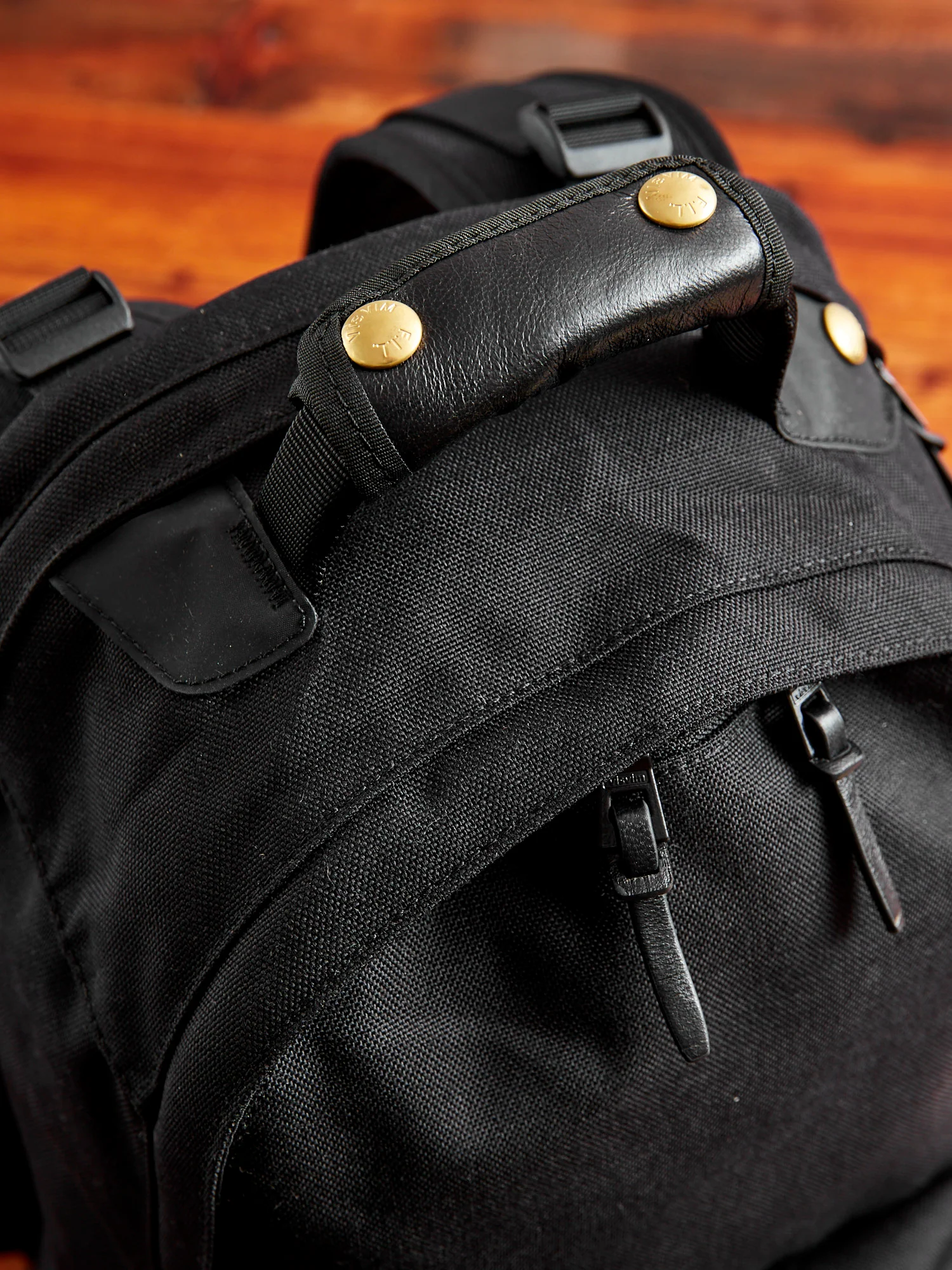 Cordura 22L Backpack in Black Lambskin - Image 9