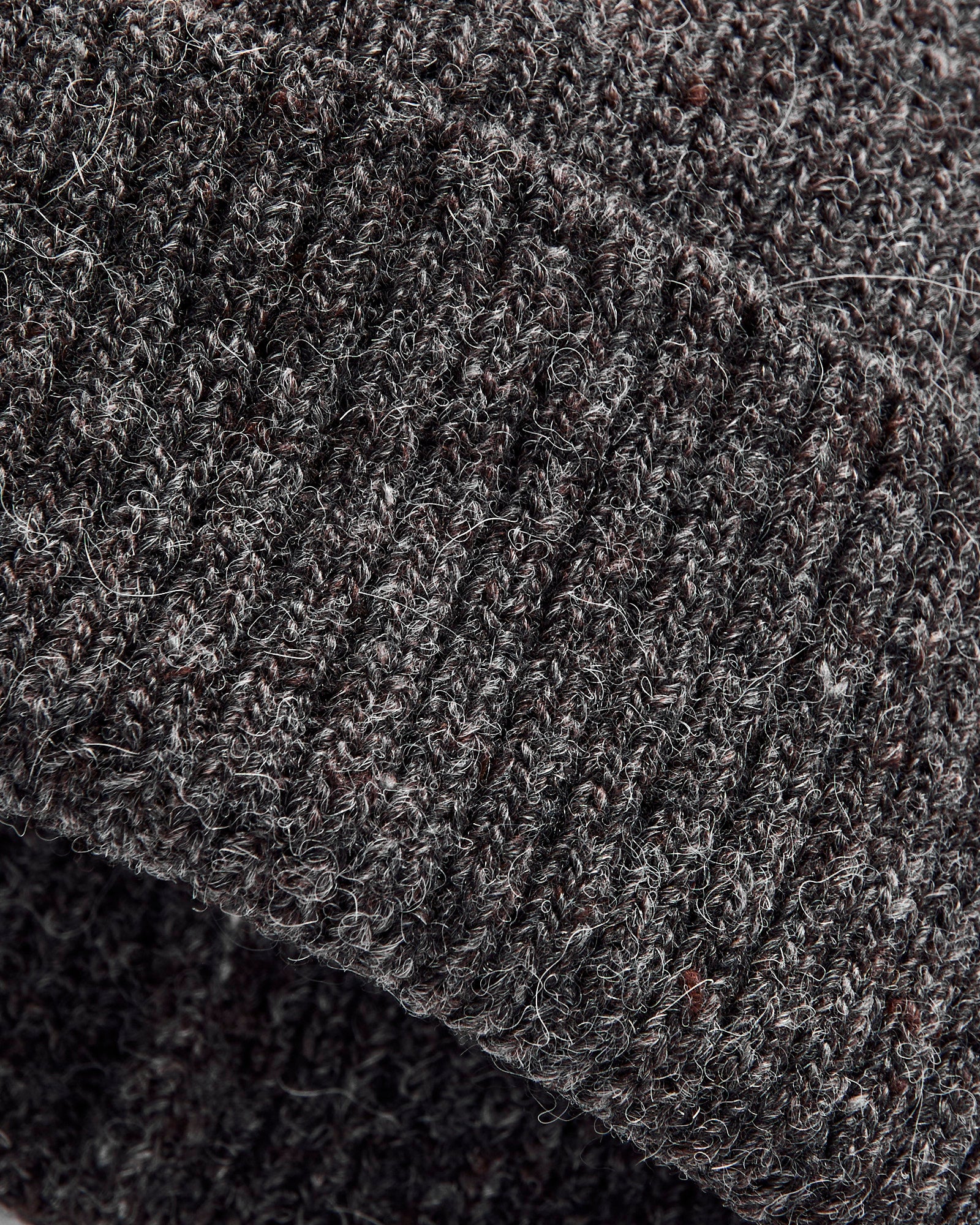 Alpaca Watch Cap in Pewter Tweed - Image 2