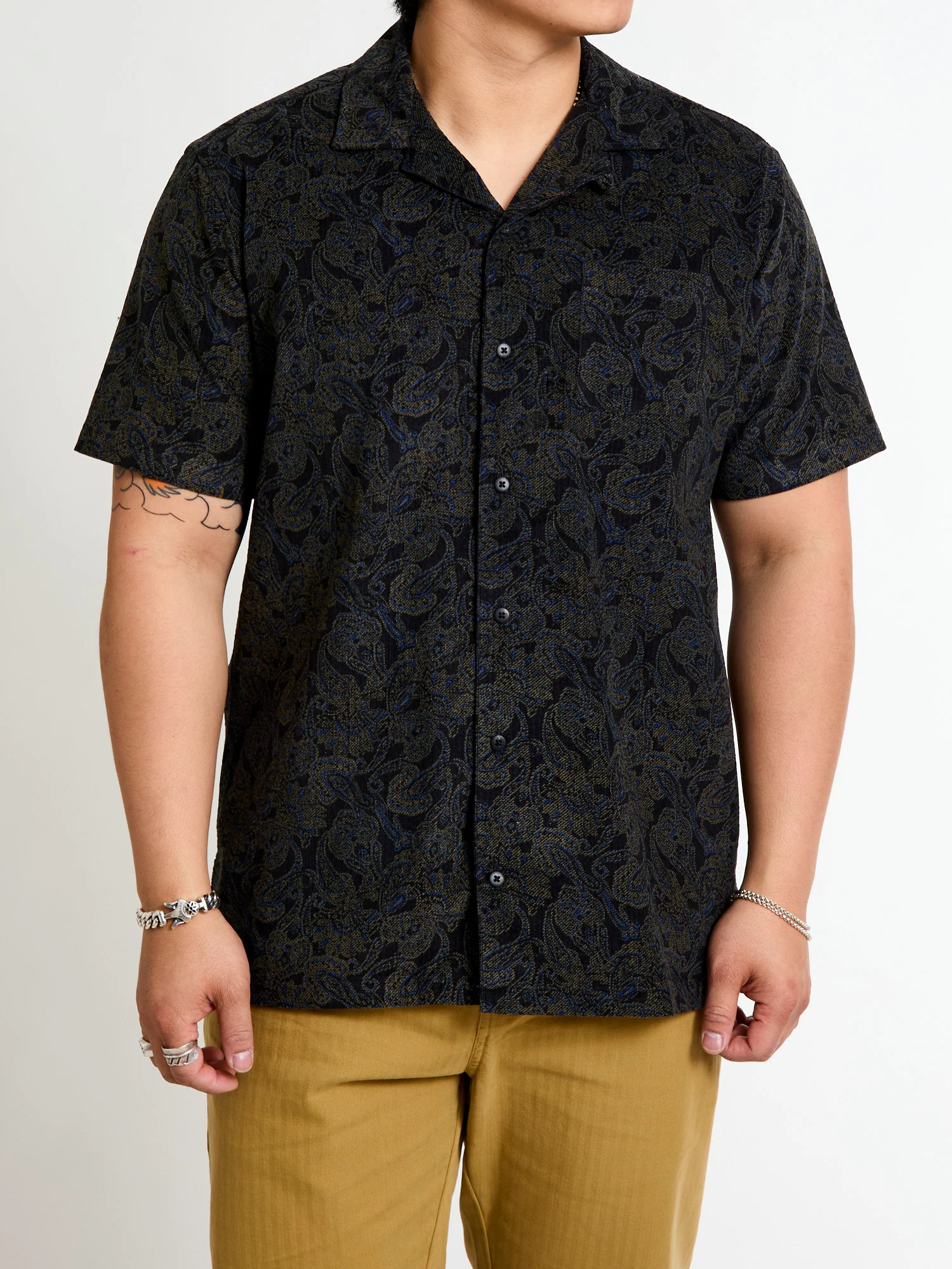 Crammond Shirt in Ink Paisley - Image 2