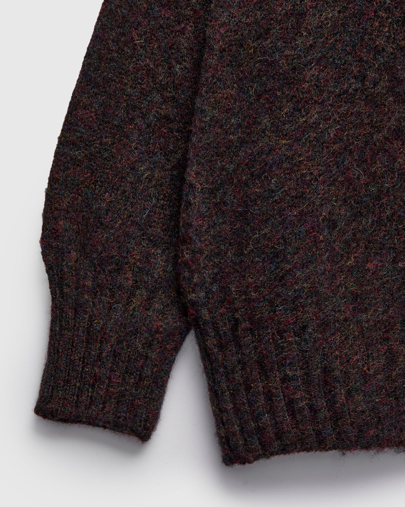 "Creatures of the Howlin' Moon" Wool Knit Cardigan in Wolf - Image 6