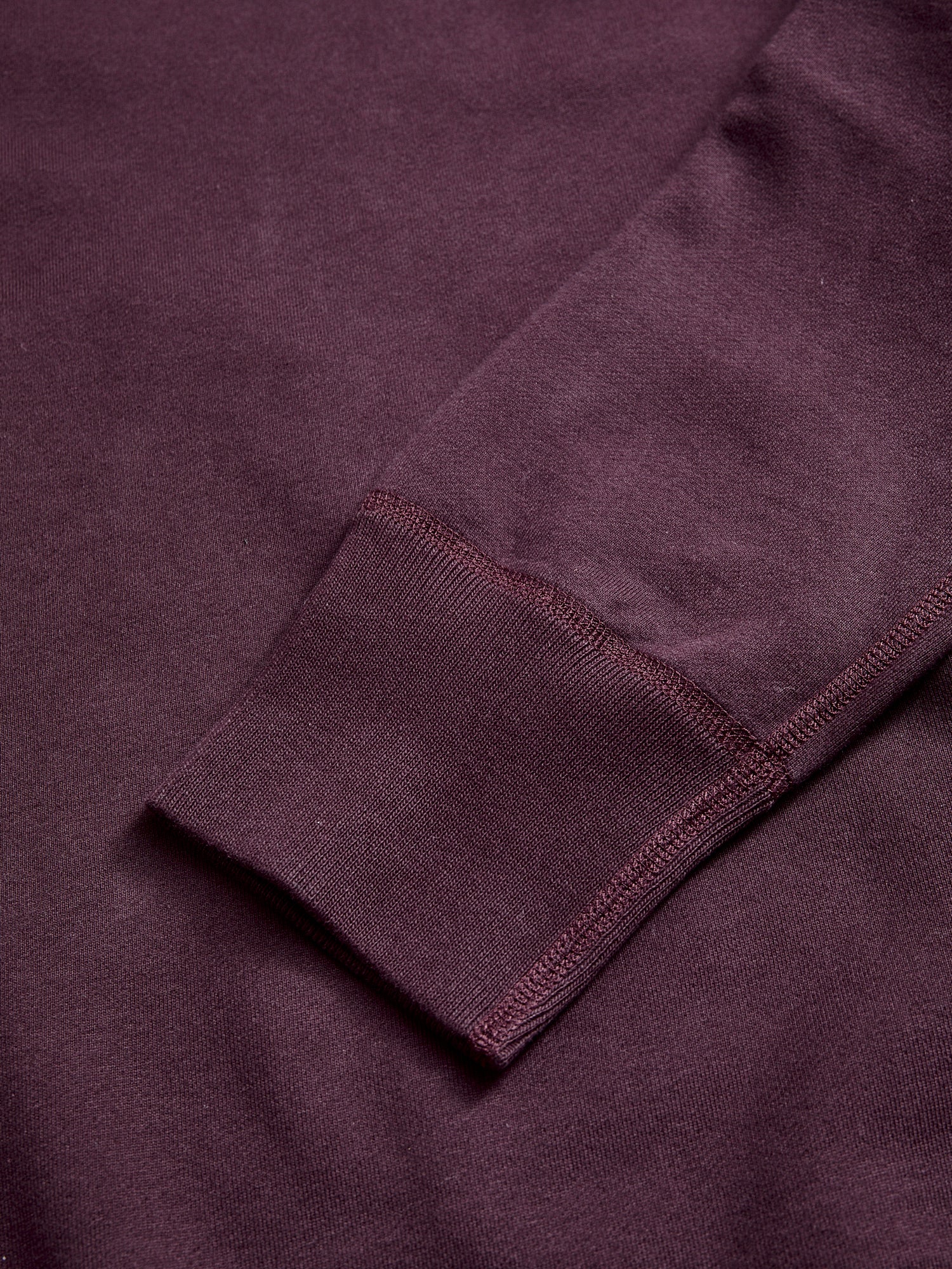 Crewneck Sweater in Oxblood - Image 4