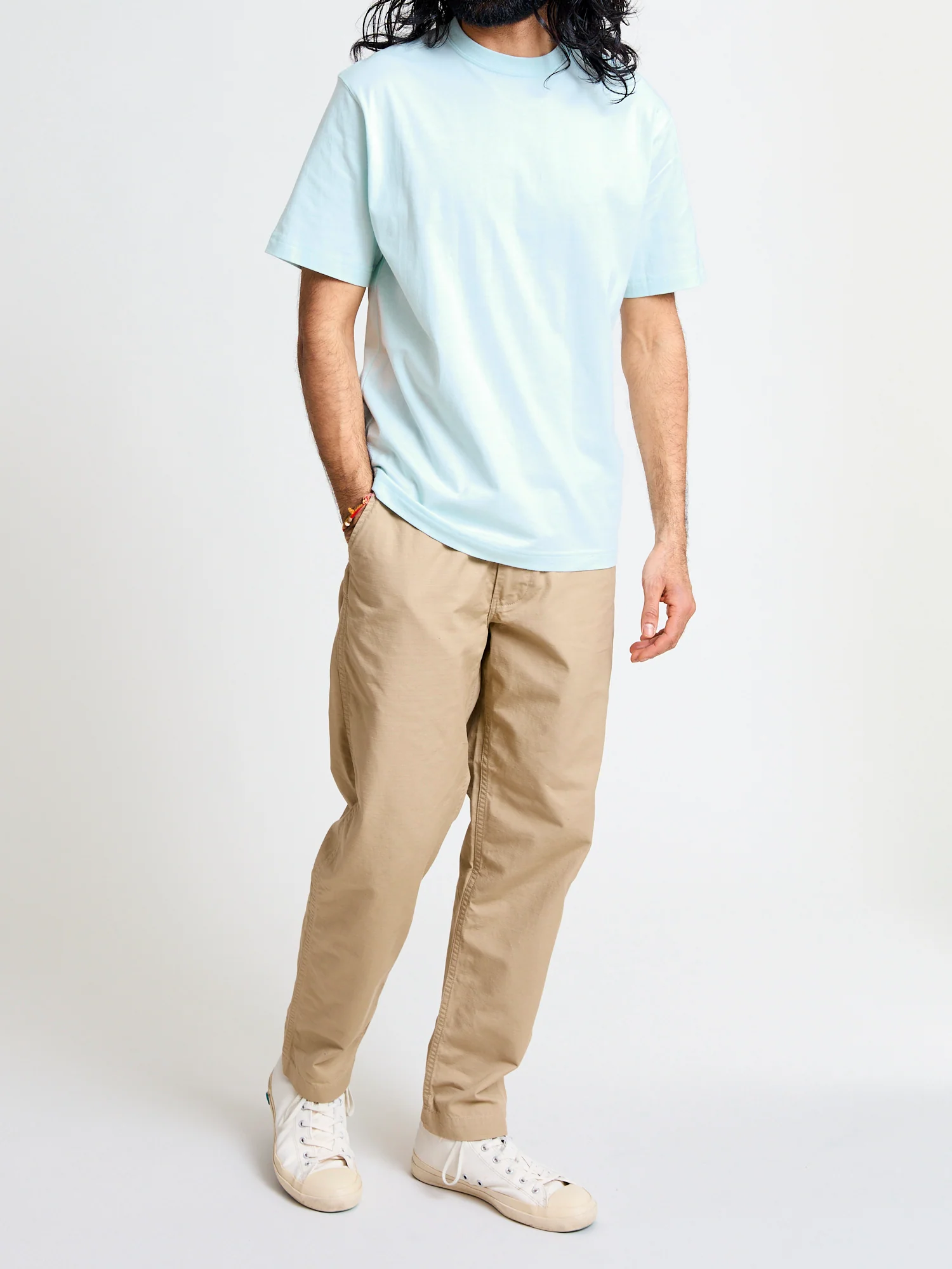 Crewneck T-Shirt in Sax - Image 7