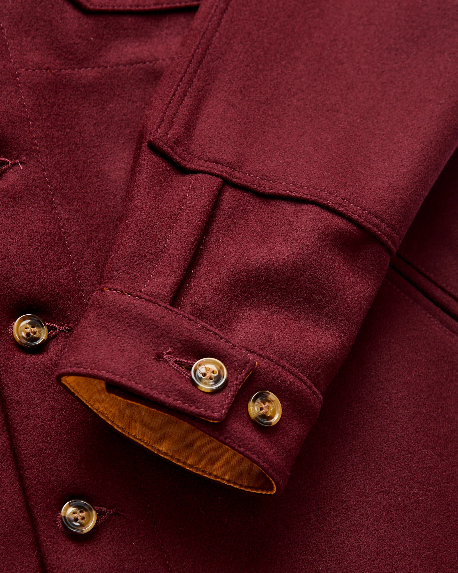 Crissman Overshirt in Burgundy - Image 6