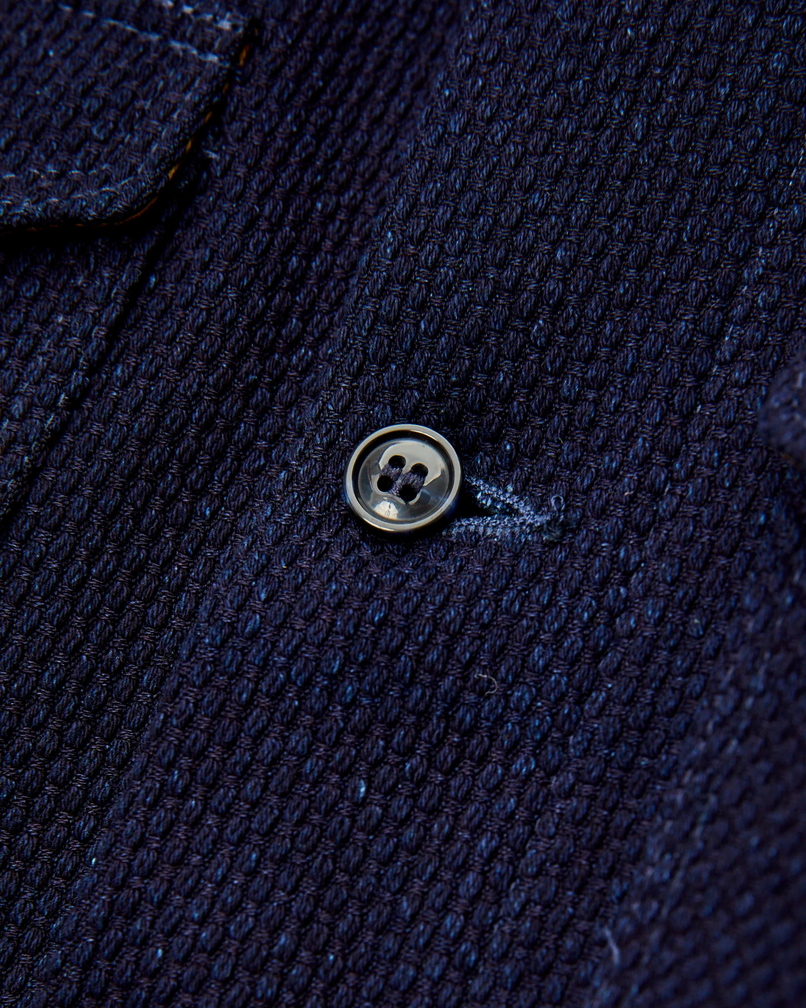 Crissman Overshirt in Indigo Sashiko - Image 4
