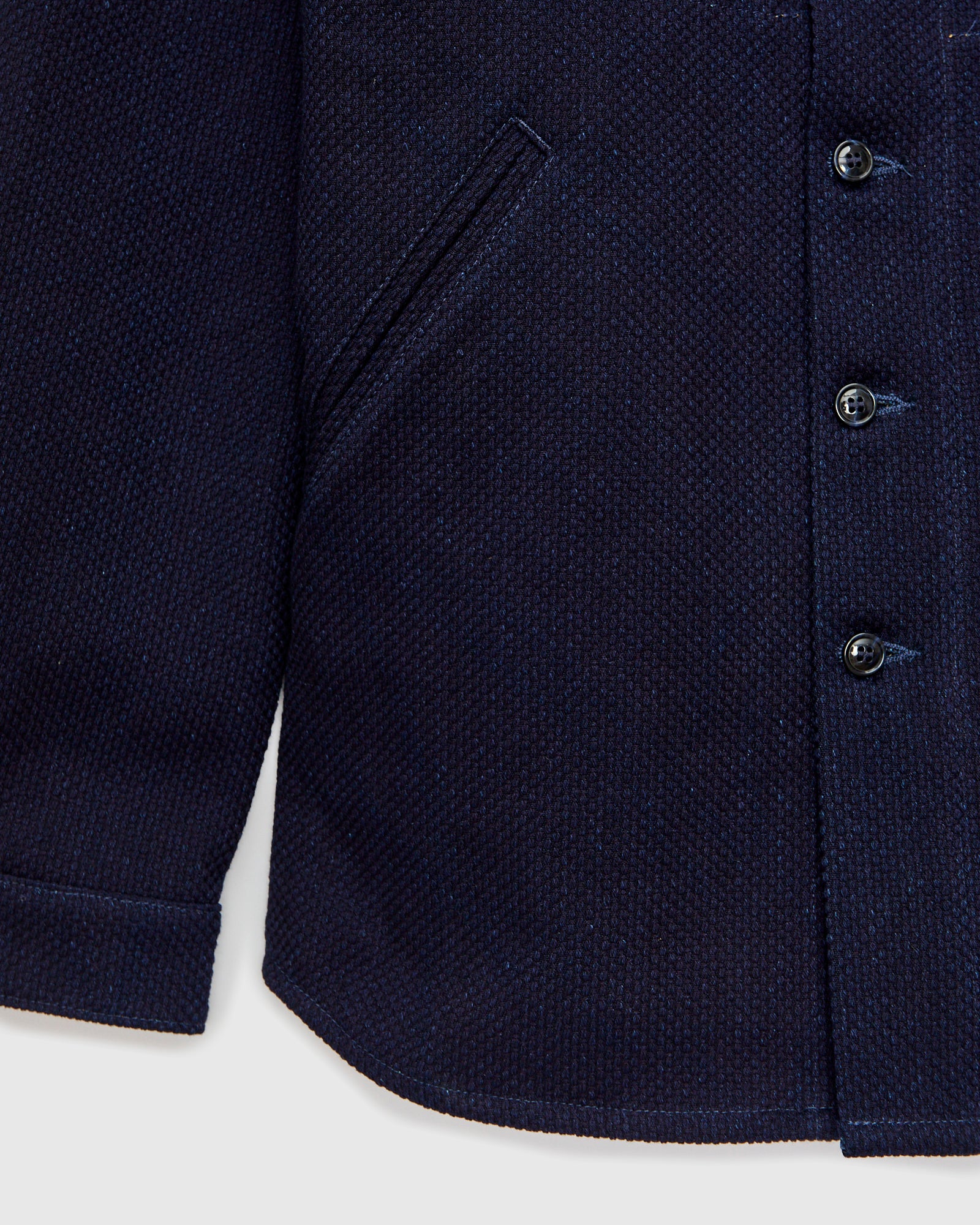 Crissman Overshirt in Indigo Sashiko - Image 5