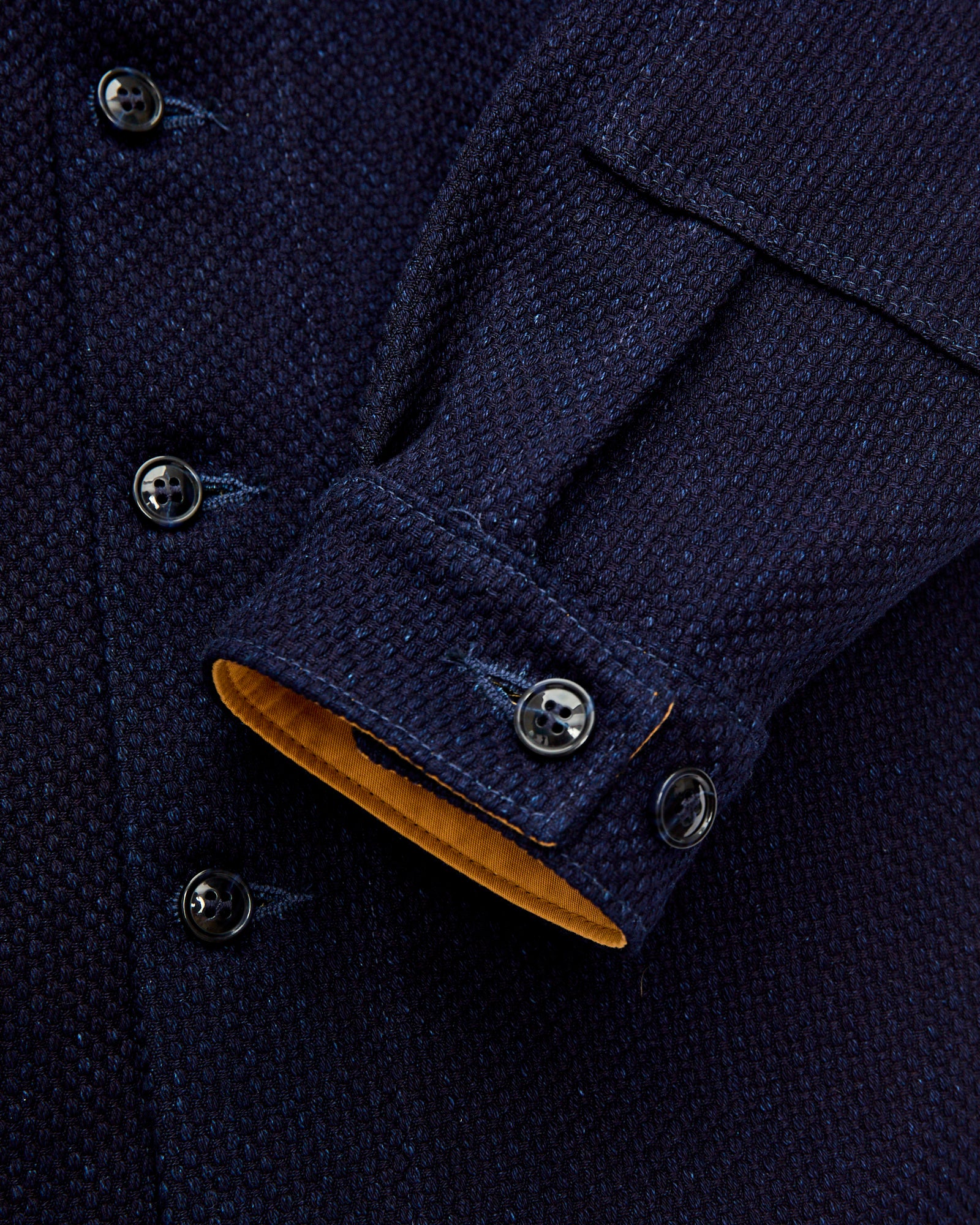 Crissman Overshirt in Indigo Sashiko - Image 6