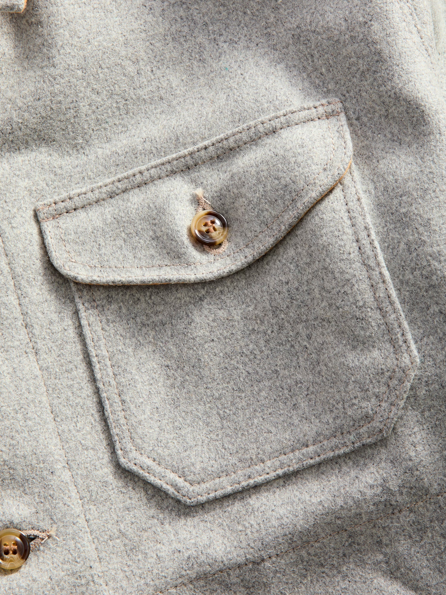 Crissman Overshirt in Light Oxford - Image 4