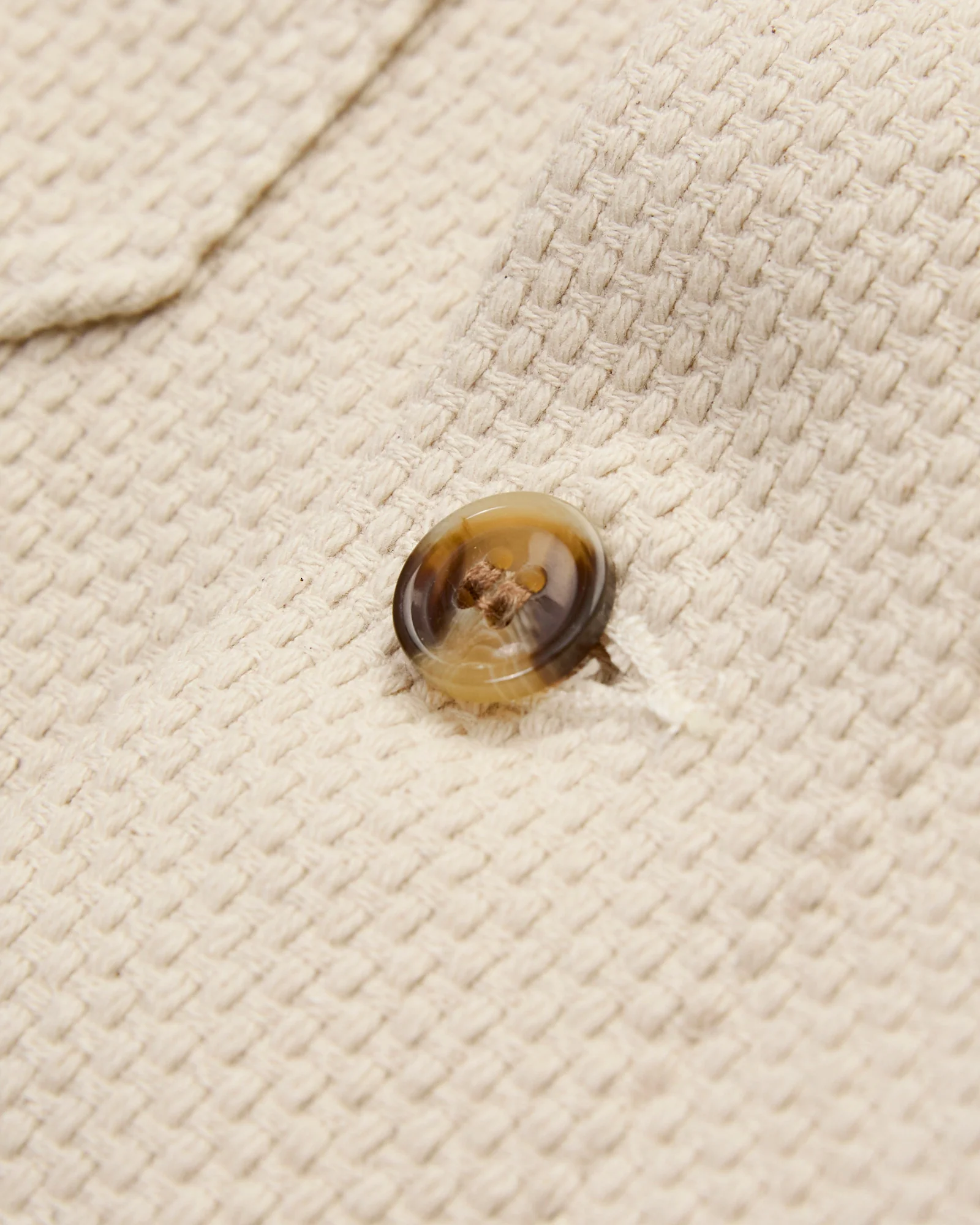 Crissman Overshirt in Natural Sashiko - Image 4