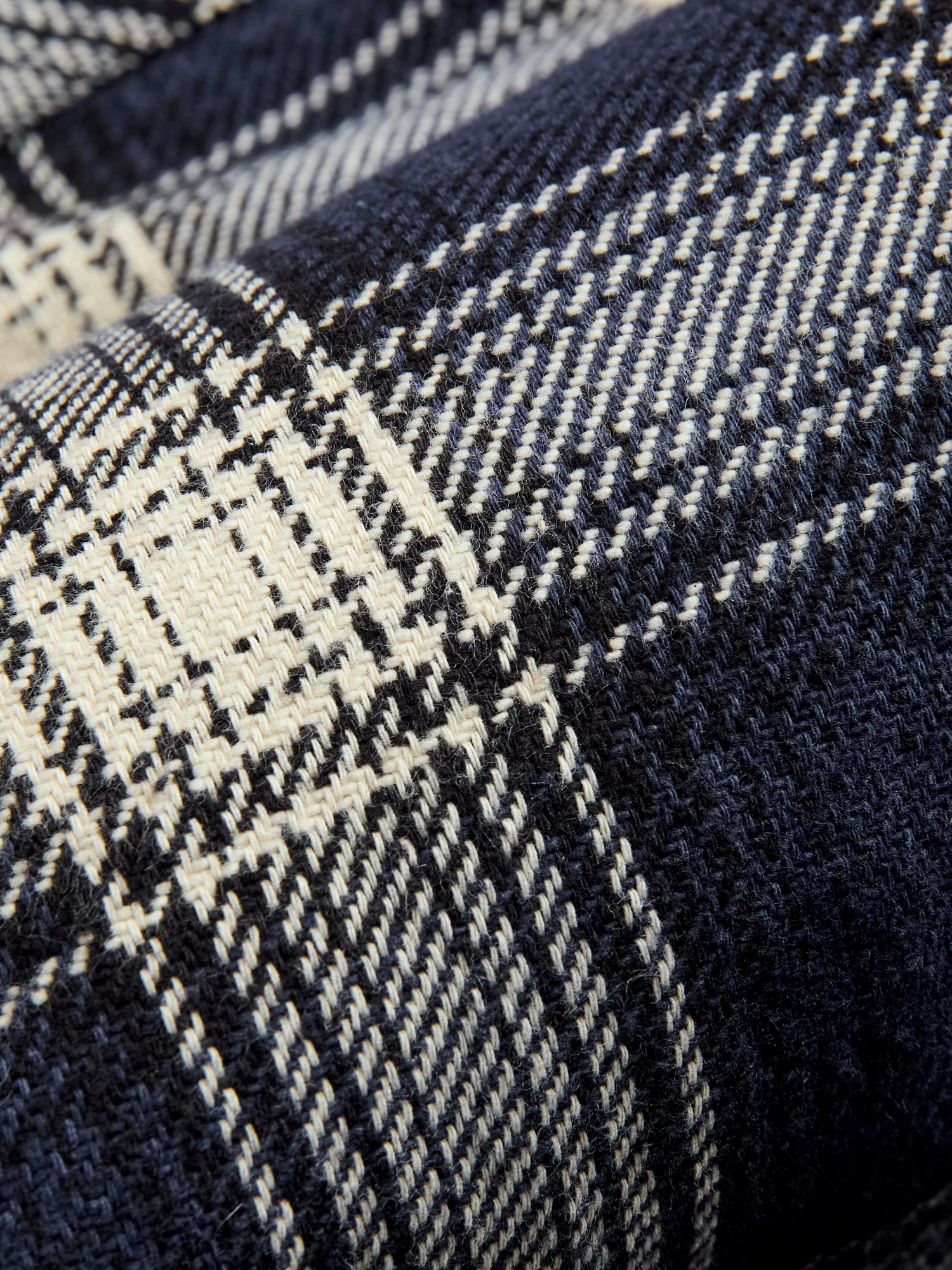 Crosscut Flannel in Midnight Plaid - Image 7
