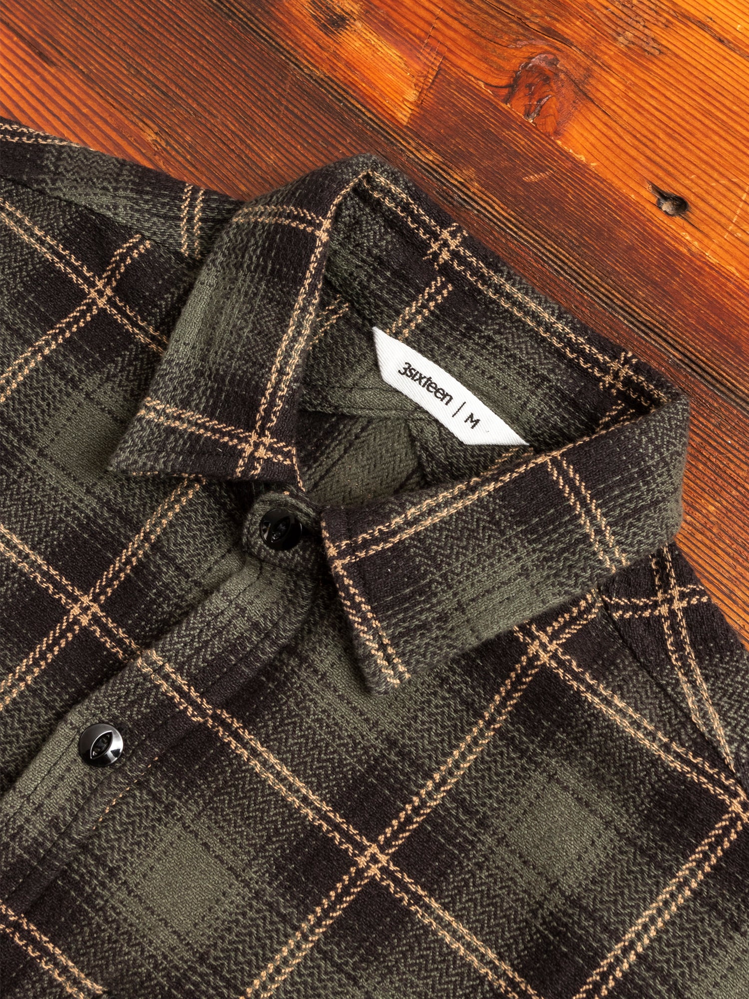 Crosscut Flannel in Pine Plaid - Image 3