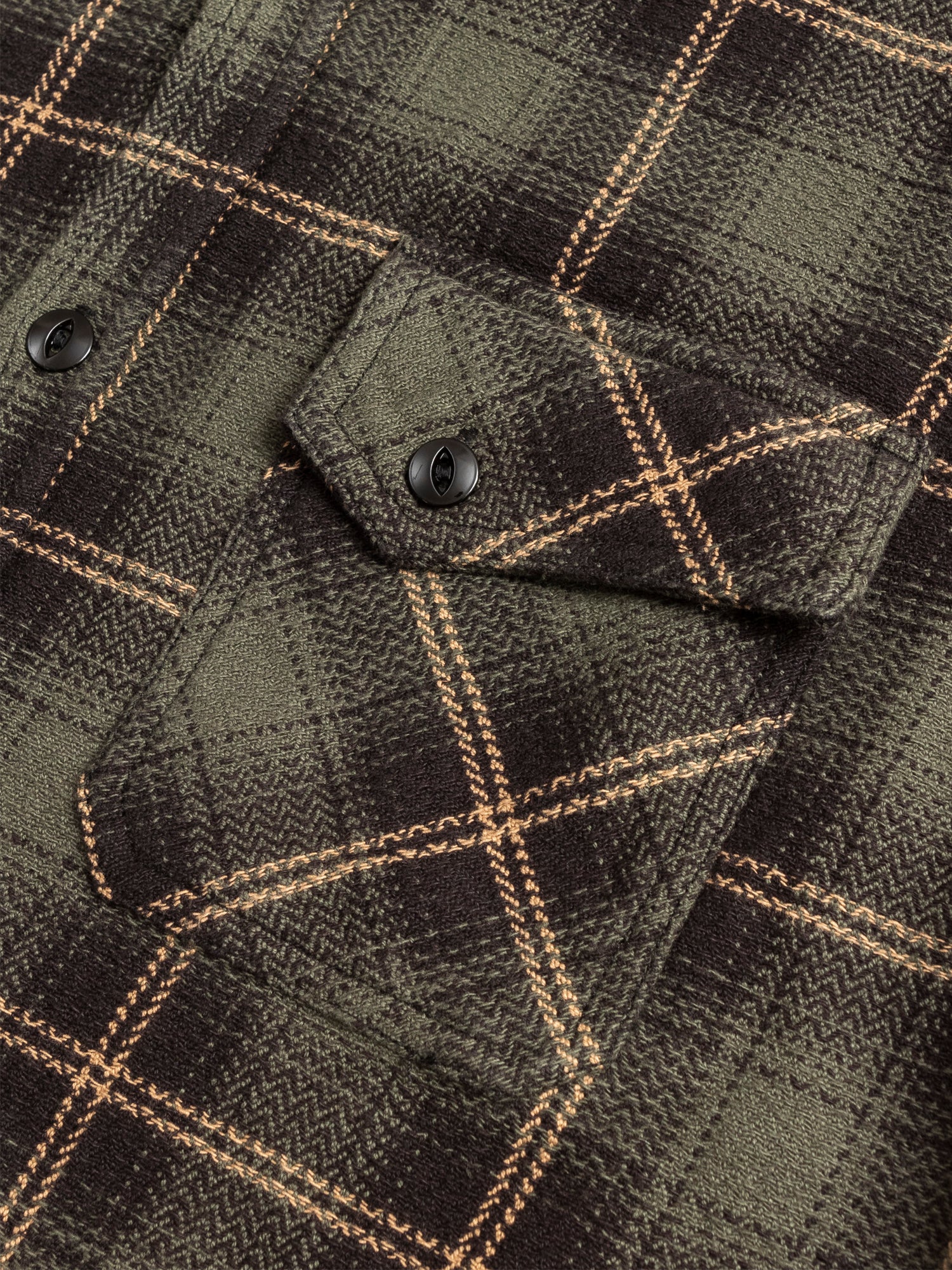Crosscut Flannel in Pine Plaid - Image 4