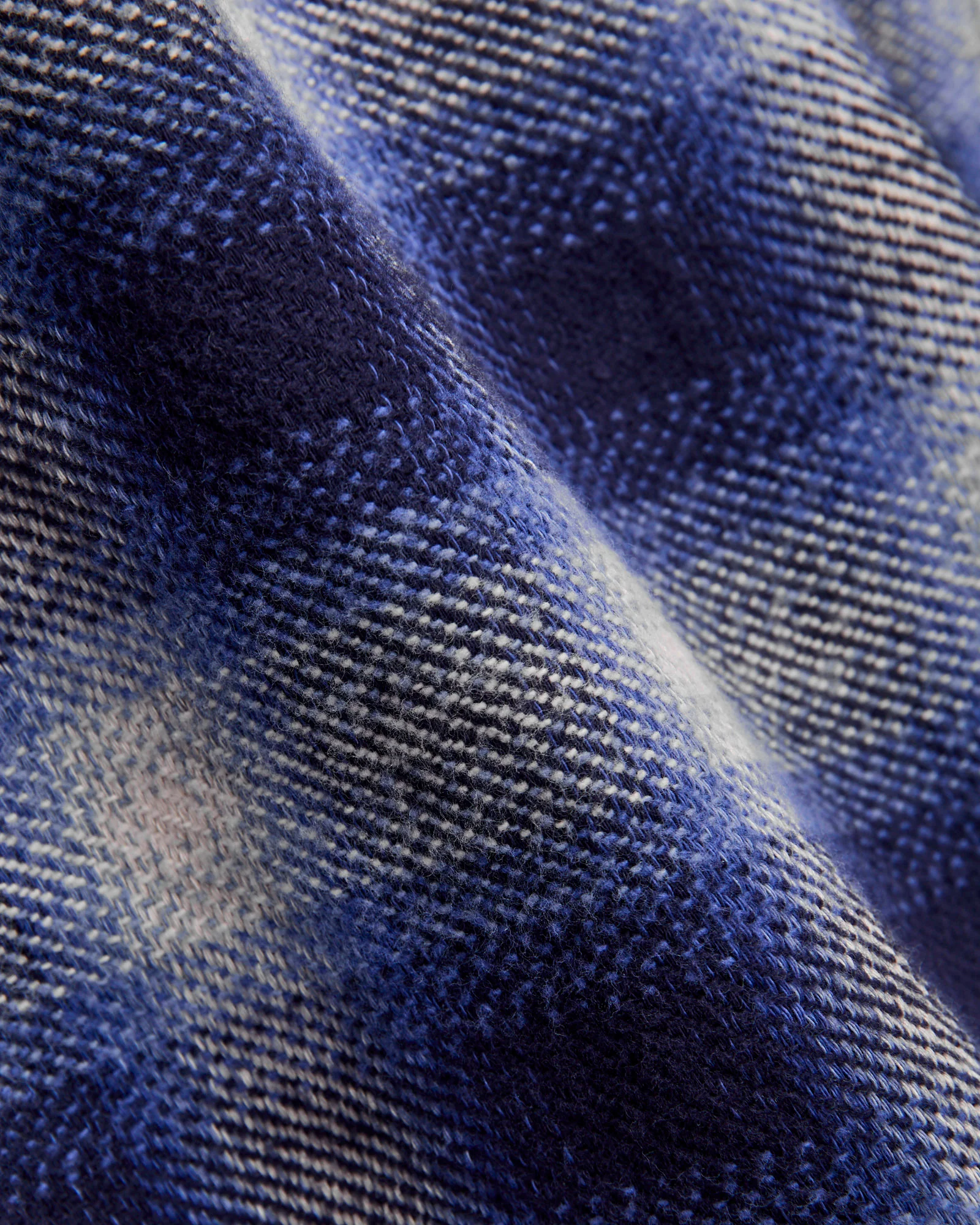 Crosscut Flannel in Royal Blue Plaid - Image 2