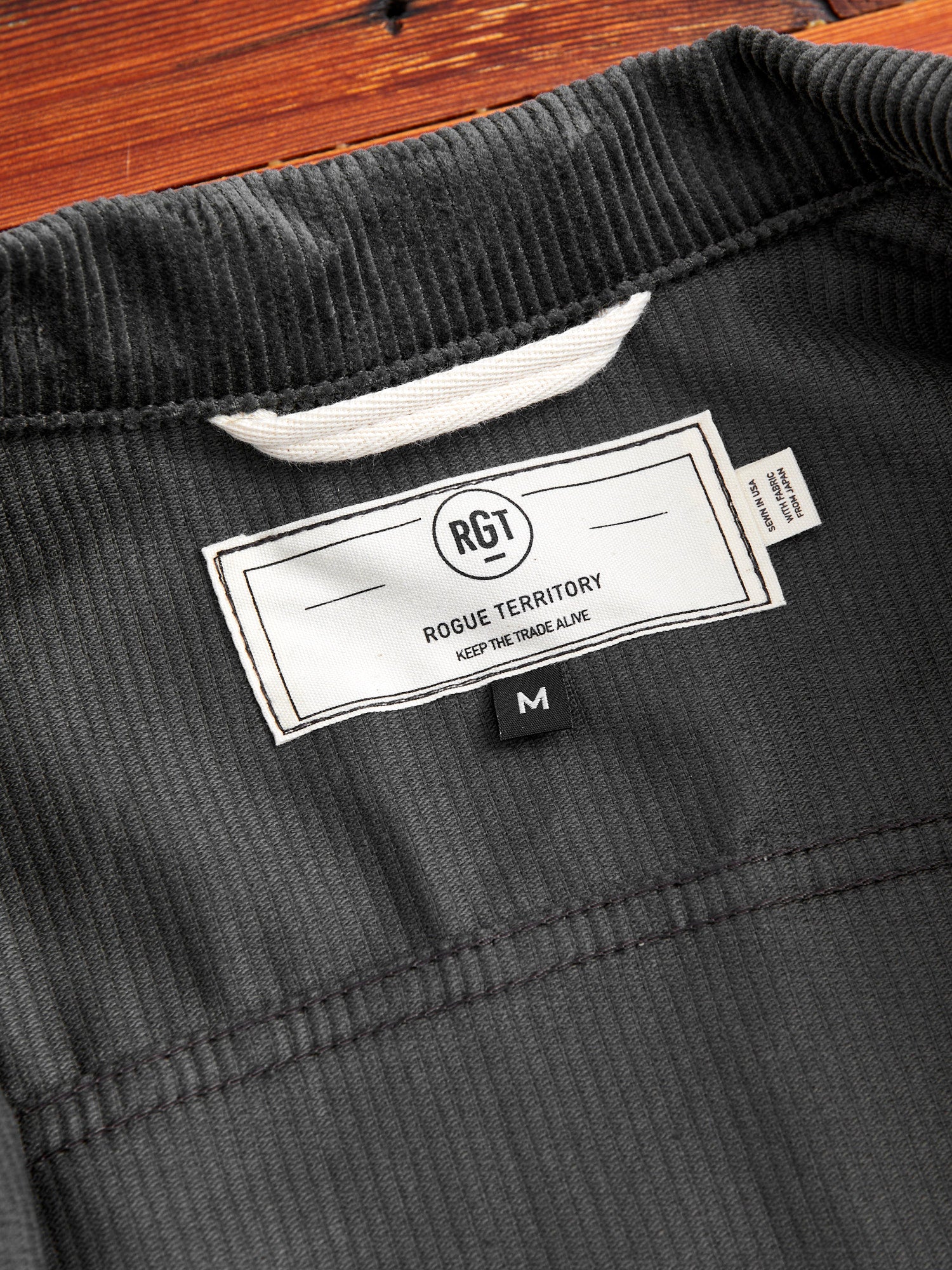 Cruiser Jacket in Grey Corduroy - Image 11