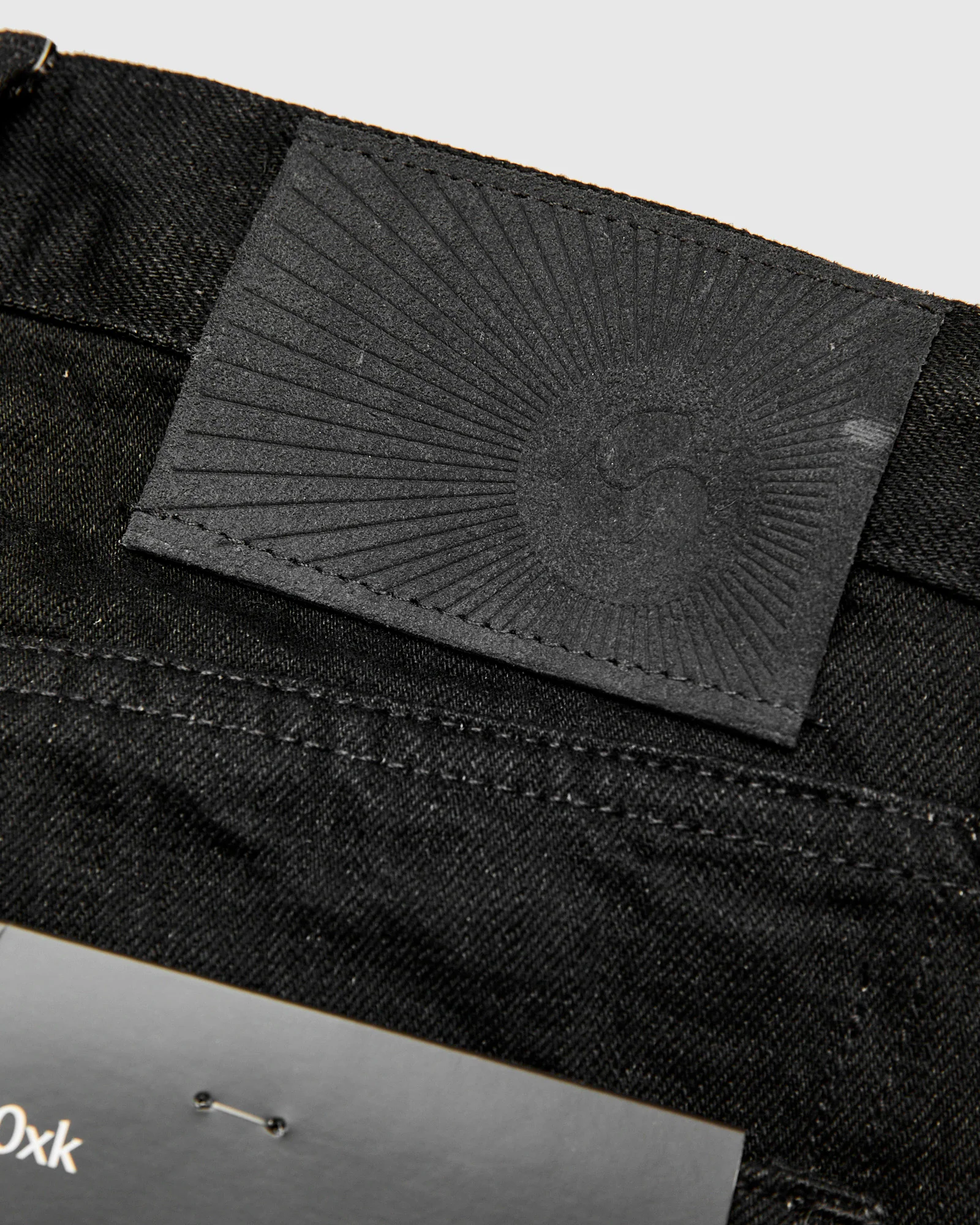 CS-220xk "Black Kibata" 13.25oz Rinsed Selvedge Denim - Classic Straight Fit - Image 10