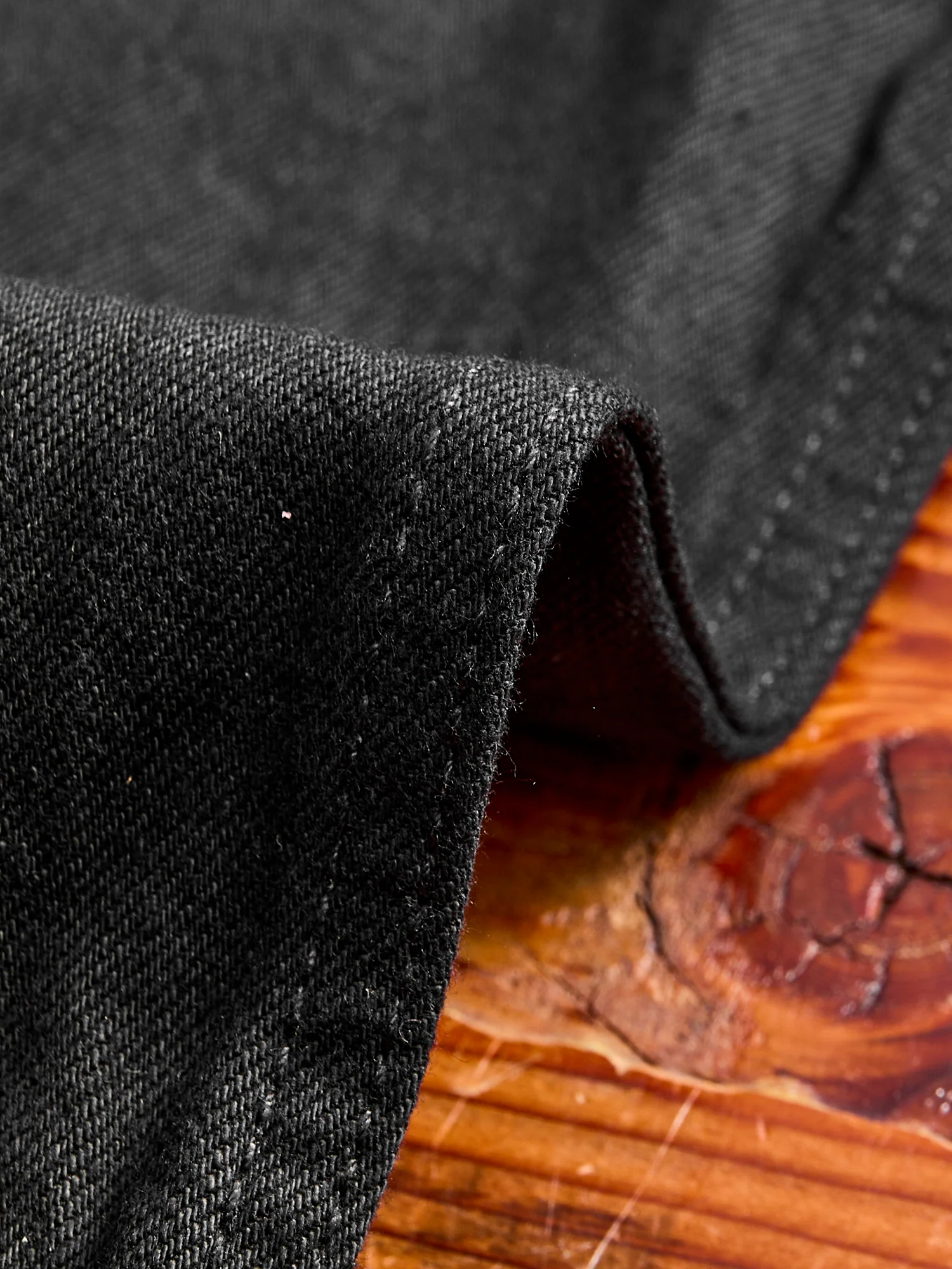 CS-222x 12oz Double Black Selvedge Denim - Classic Straight Fit - Image 9